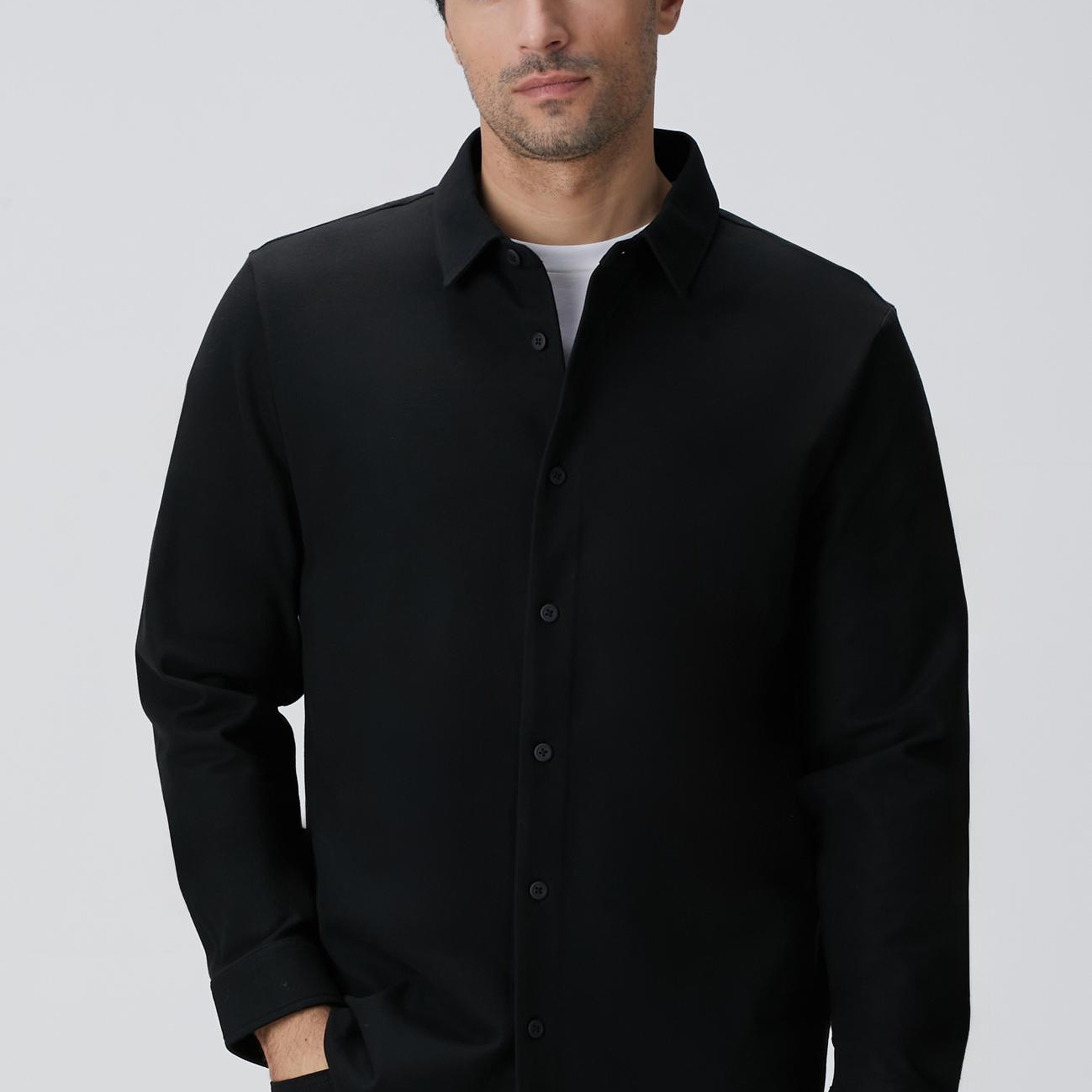 Network Erkek N-Tech Siyah Gömlek