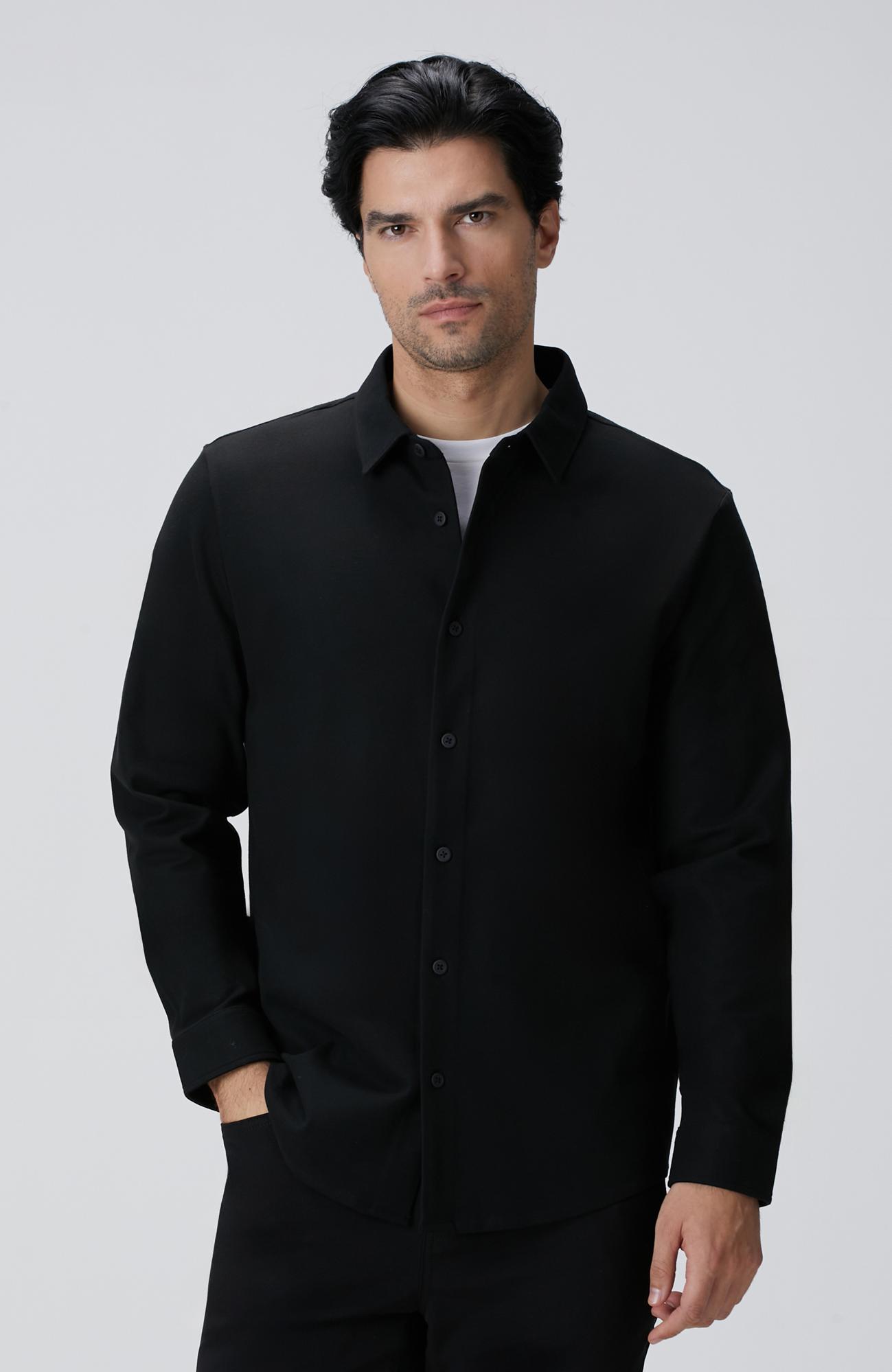 Network Erkek N-Tech Siyah Gömlek