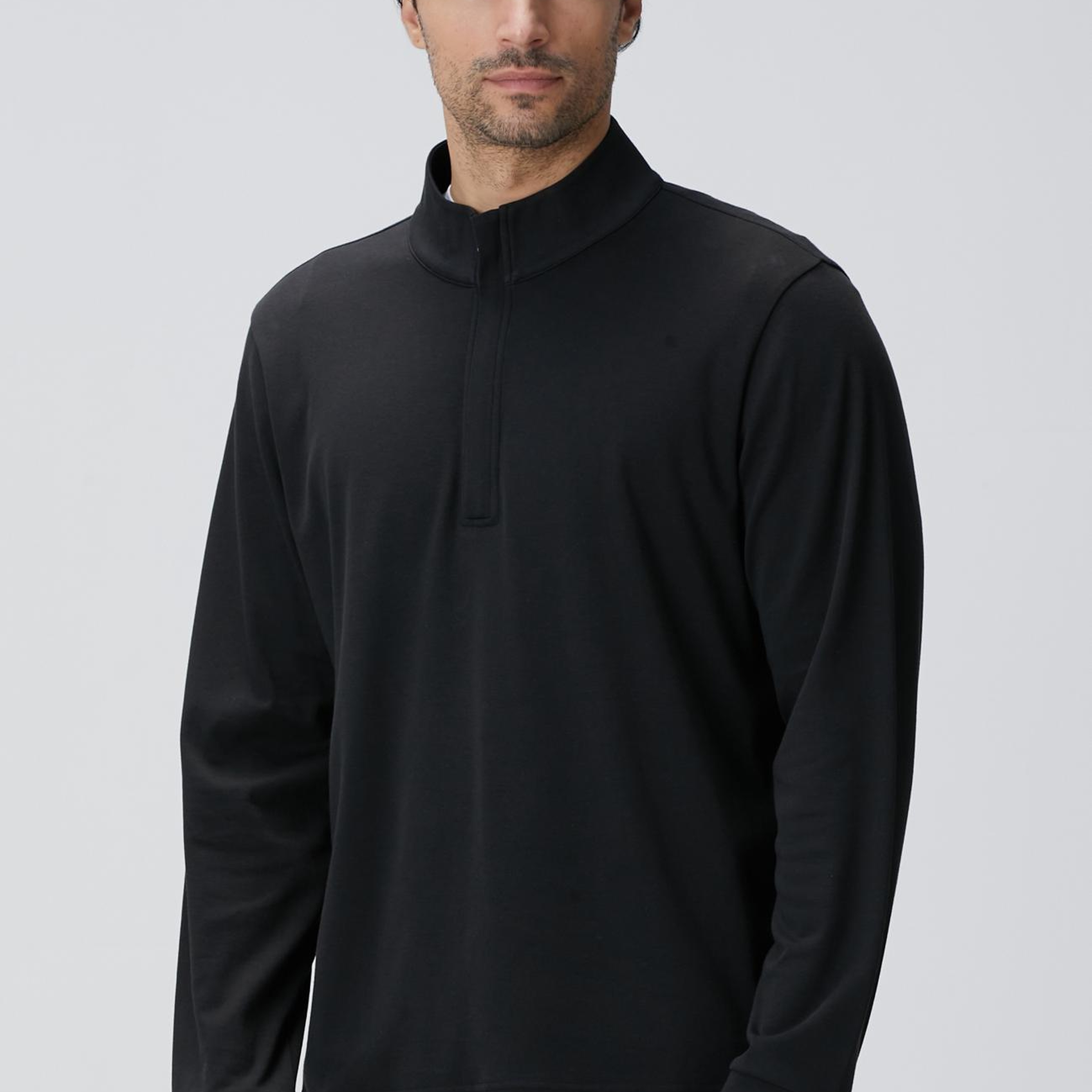 Network Erkek Siyah Uzun Kollu T-shirt