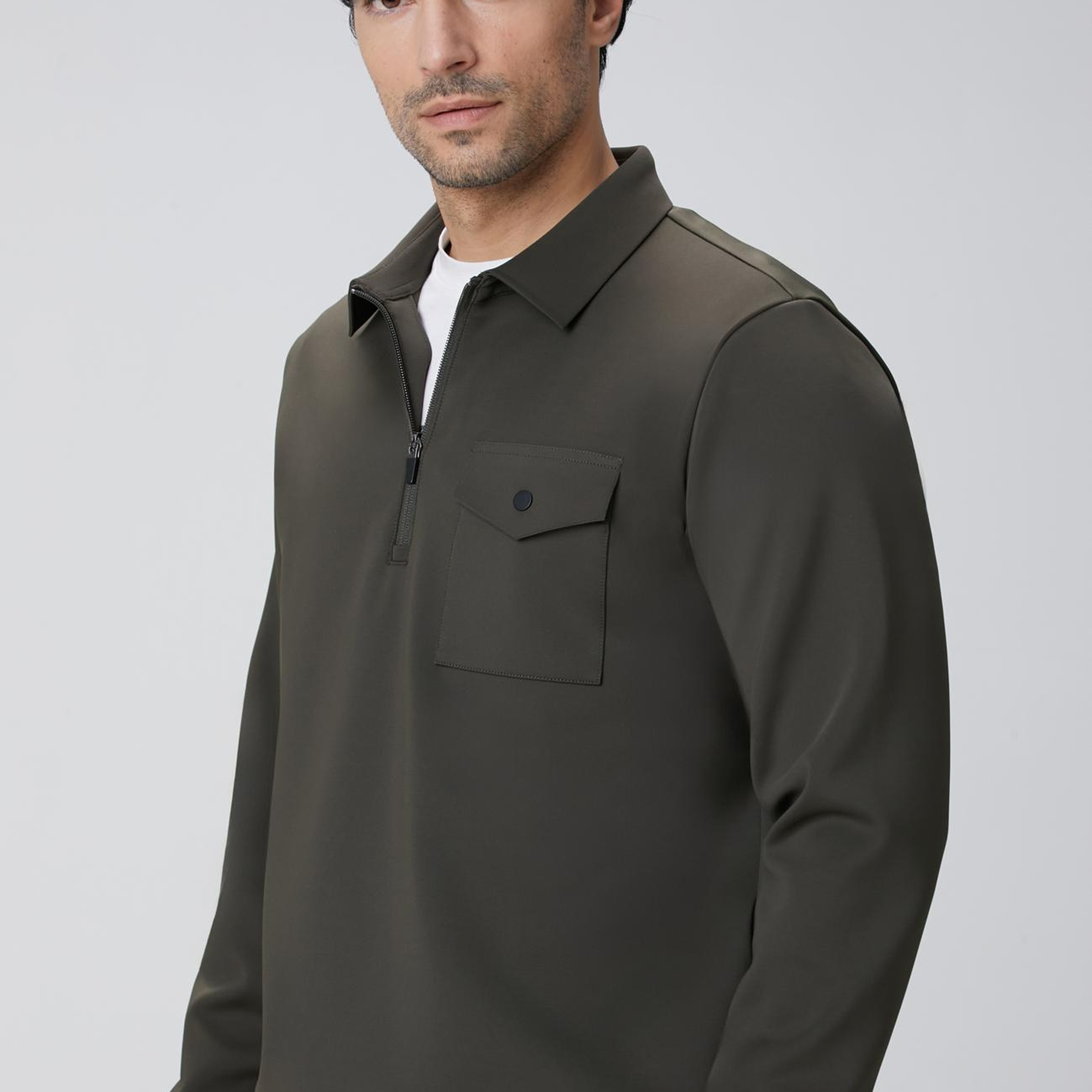 Network Erkek N-Tech Haki Sweatshirt