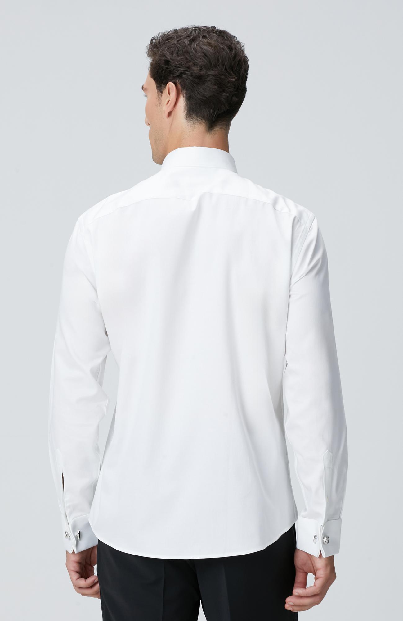 Network Erkek Beyaz Smokin Gömlek