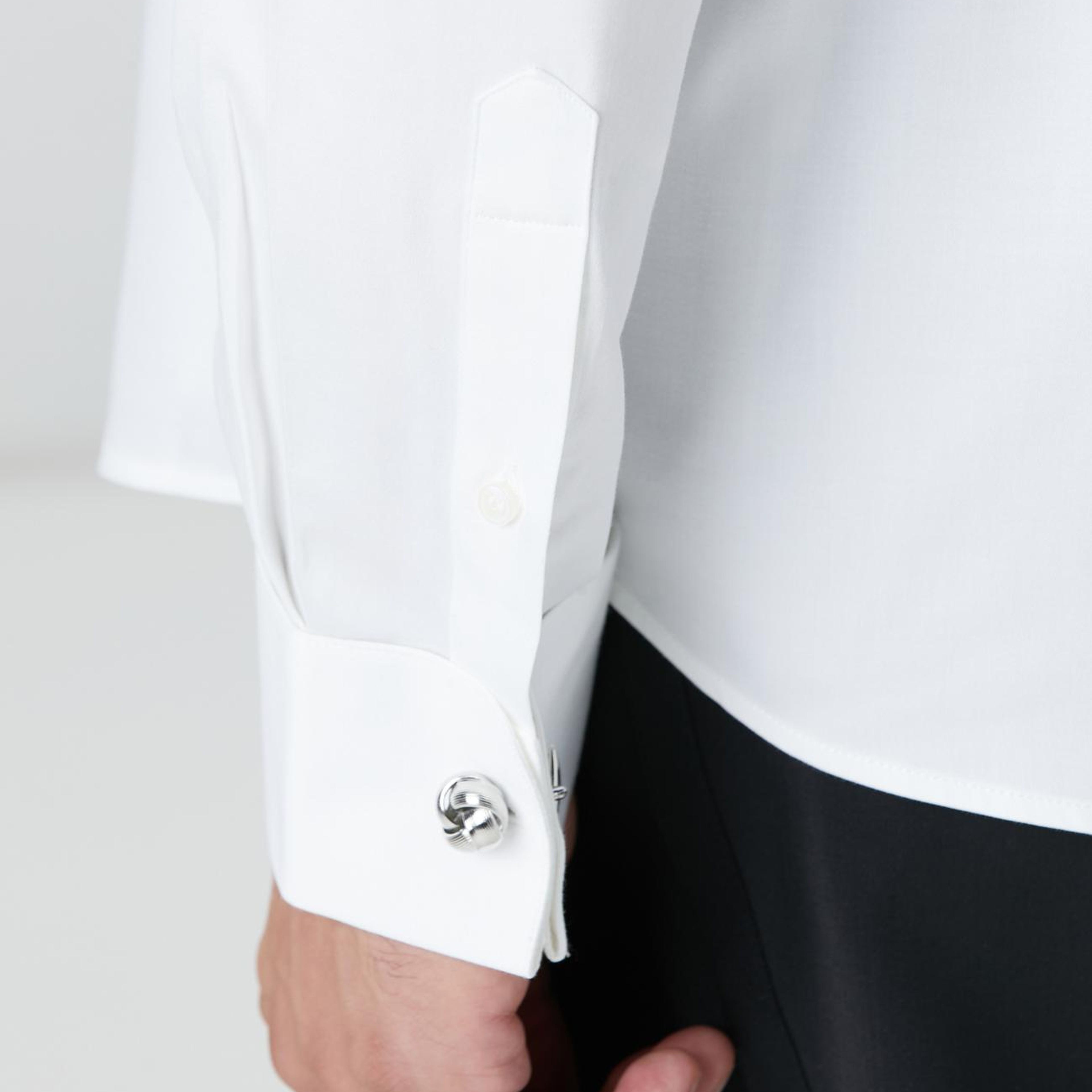 Network Erkek Beyaz Smokin Gömlek