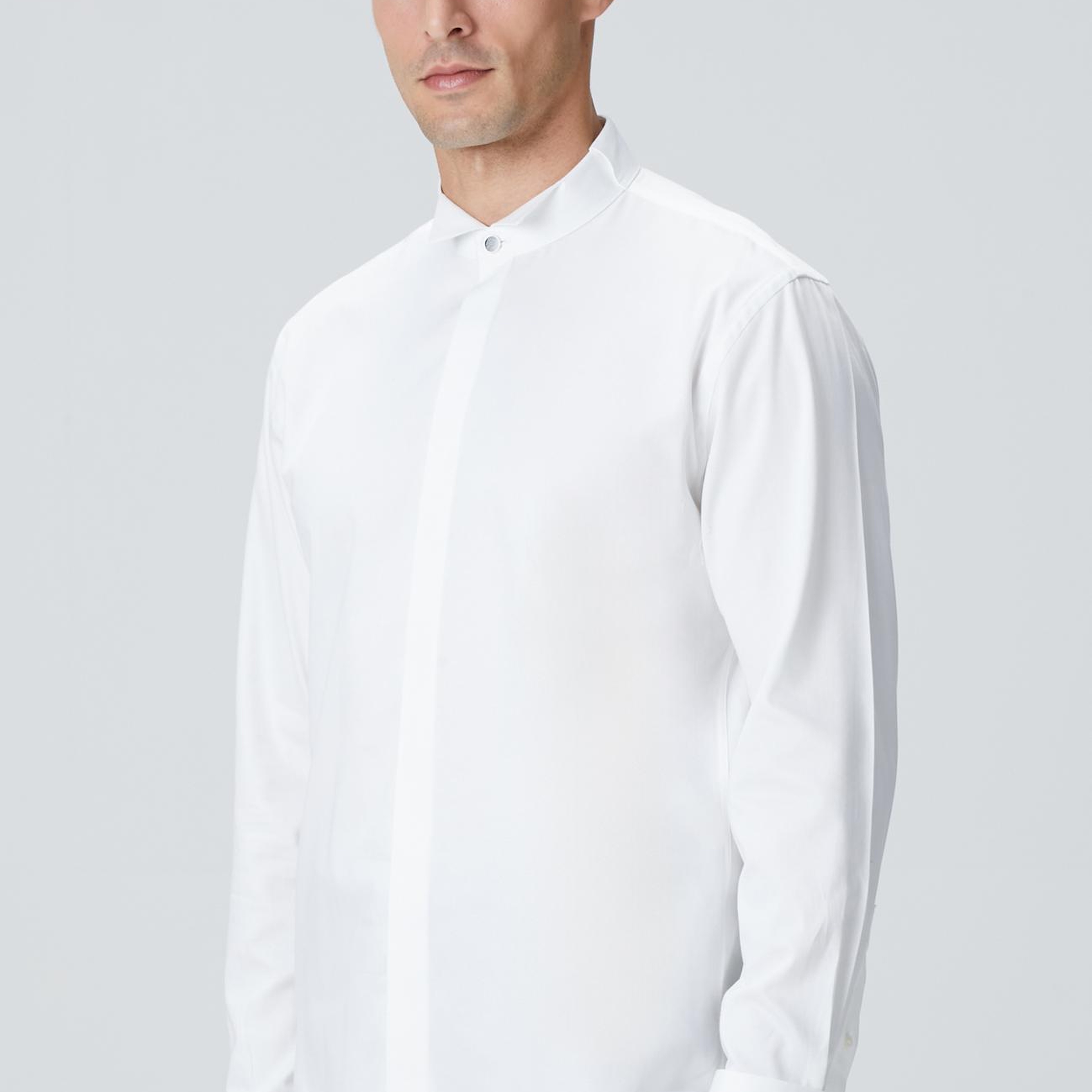 Network Erkek Beyaz Smokin Gömlek