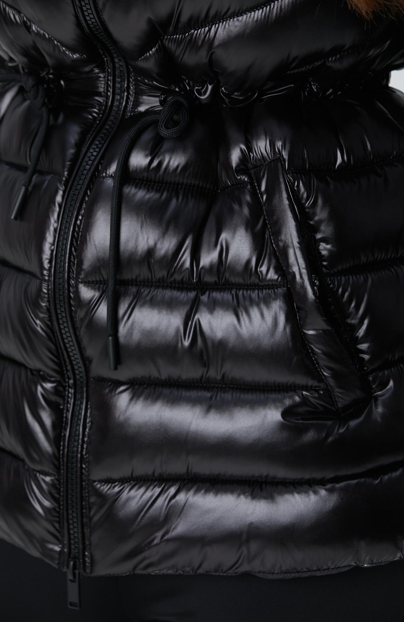 Network Kadın N-Tech Siyah Triko Kollu Puffer Mont