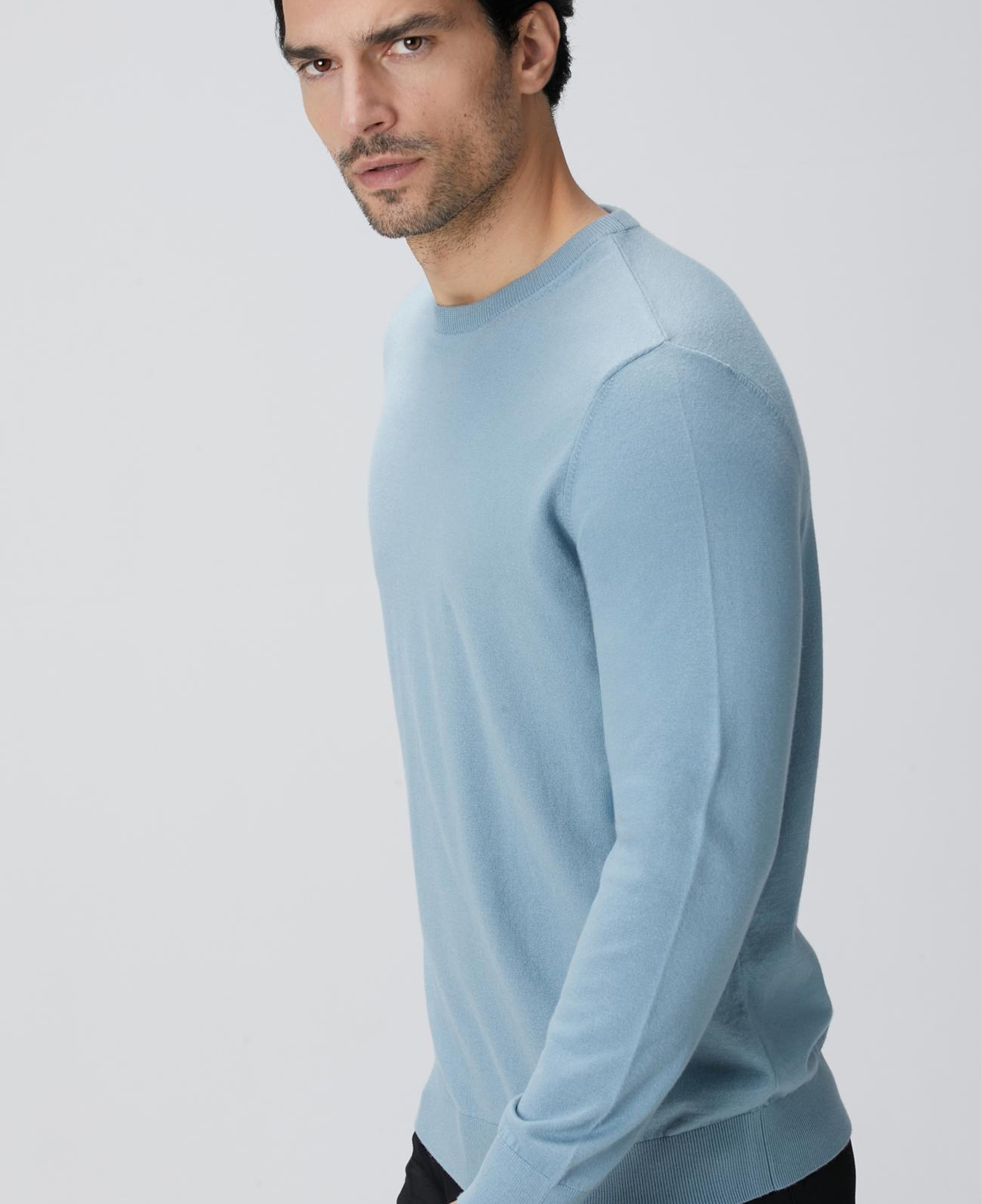 Network Erkek Mint Basic Triko Kazak