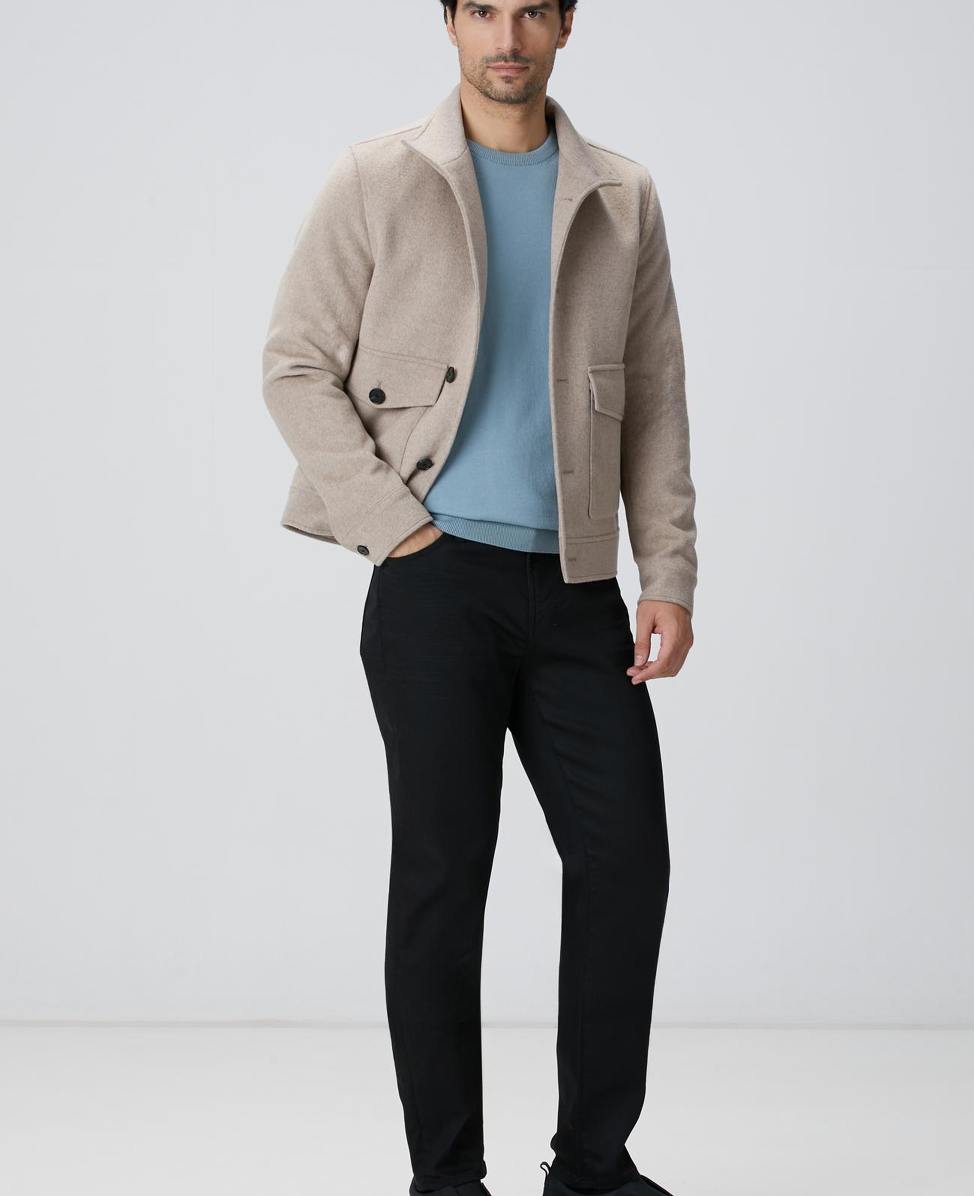 Network Erkek Mint Basic Triko Kazak