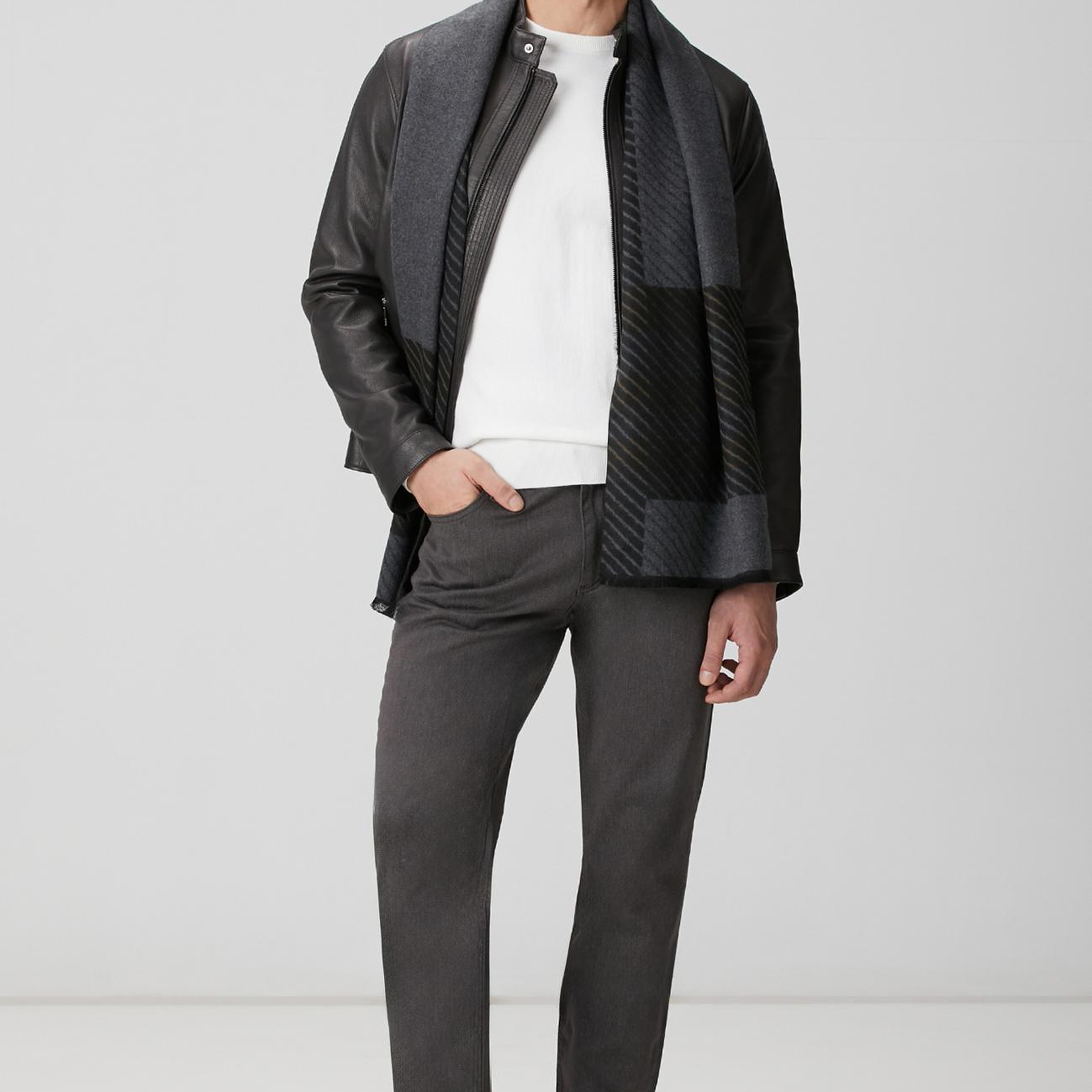 Network Erkek Ekru Basic Triko Kazak