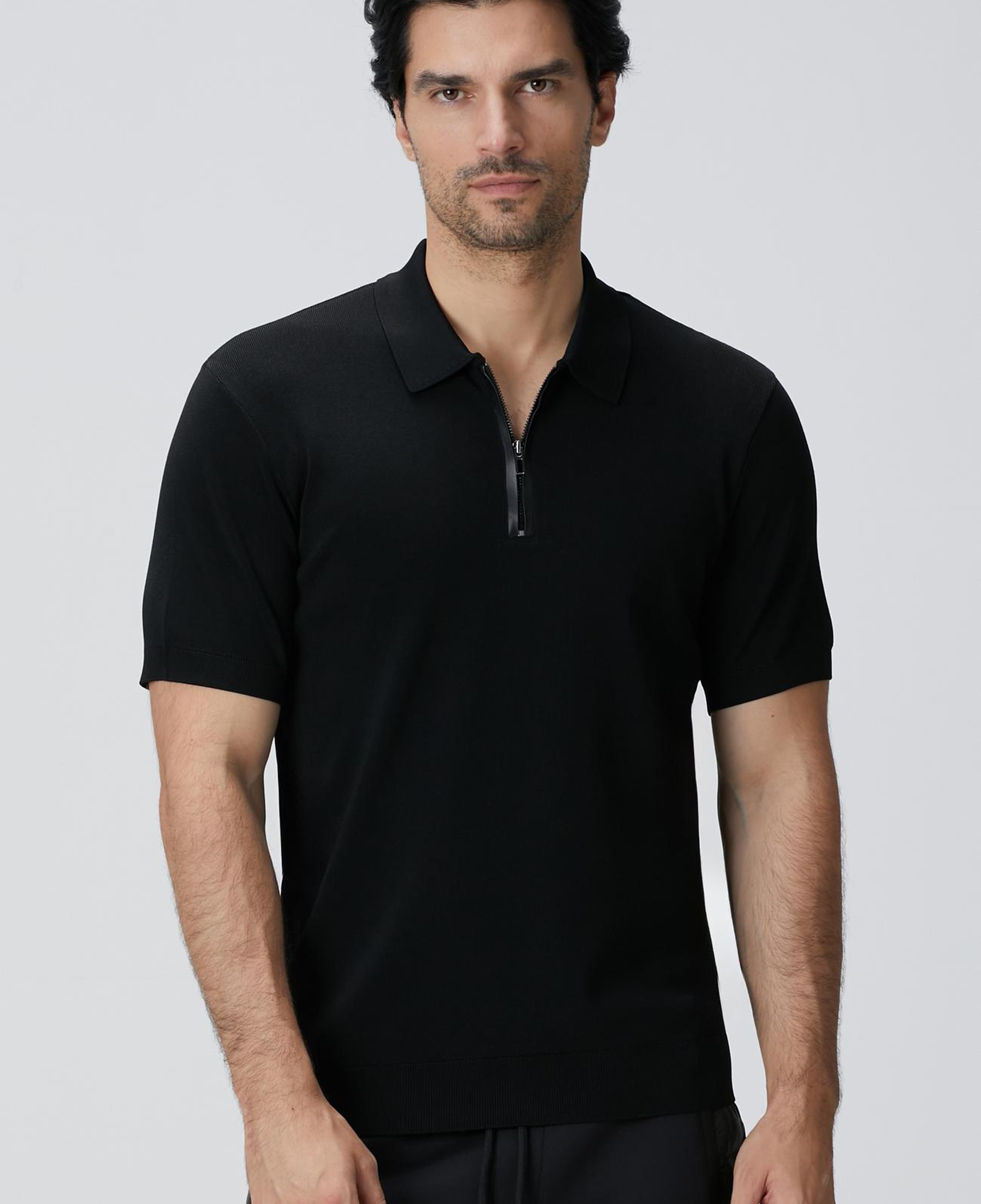 Network Erkek Siyah Triko Kazak