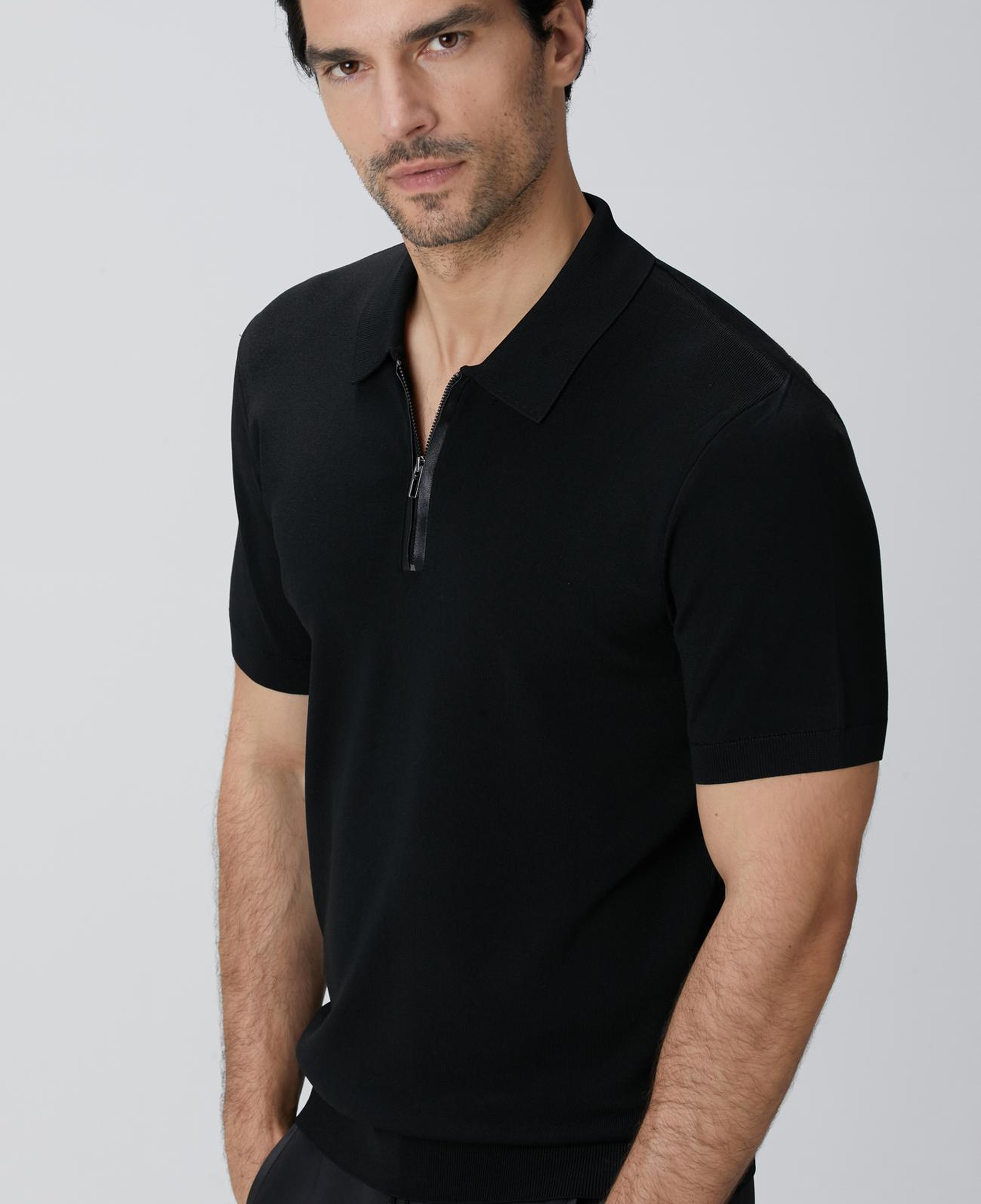 Network Erkek Siyah Triko Kazak