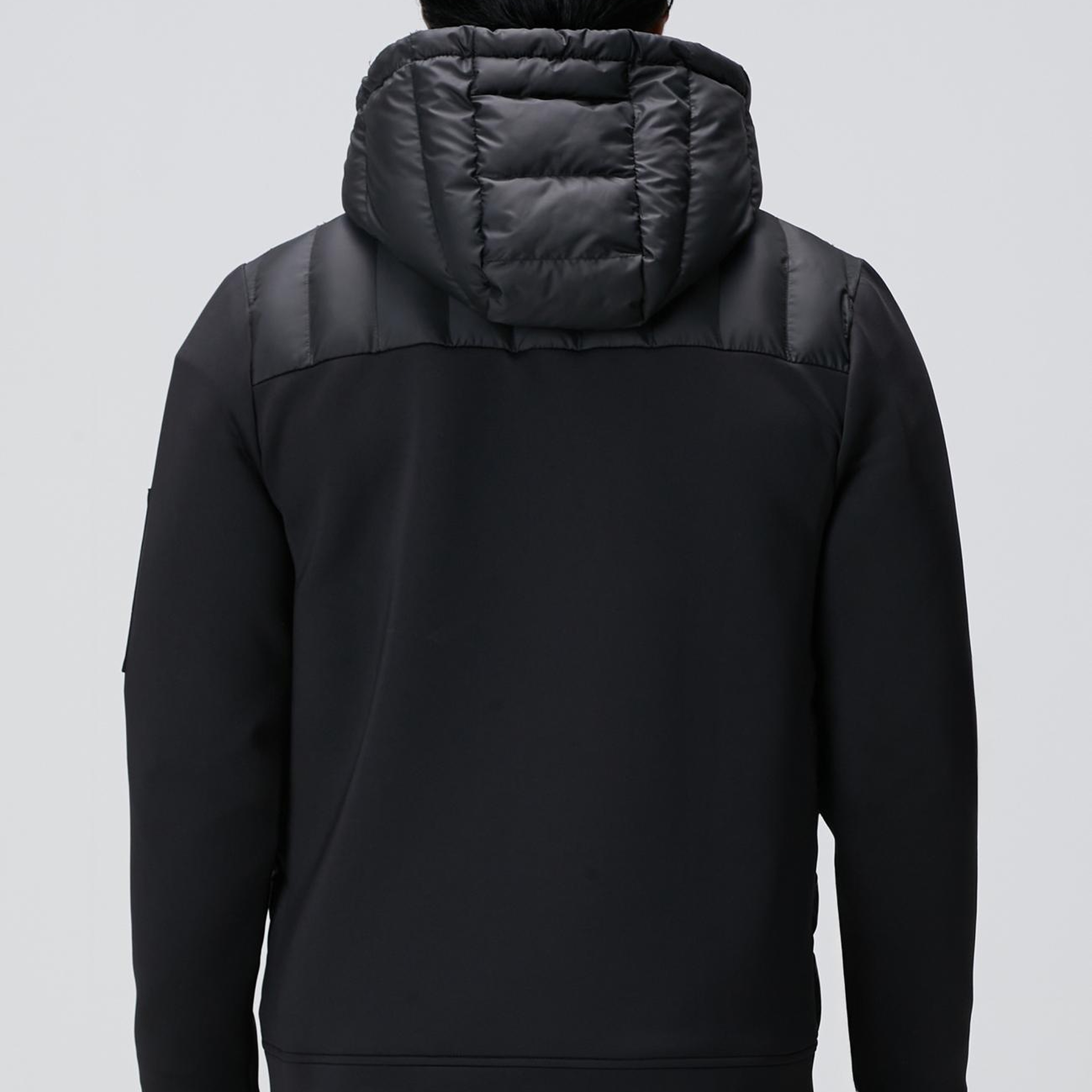 Network Erkek N-Tech Siyah Kapüşonlu Puffer Mont