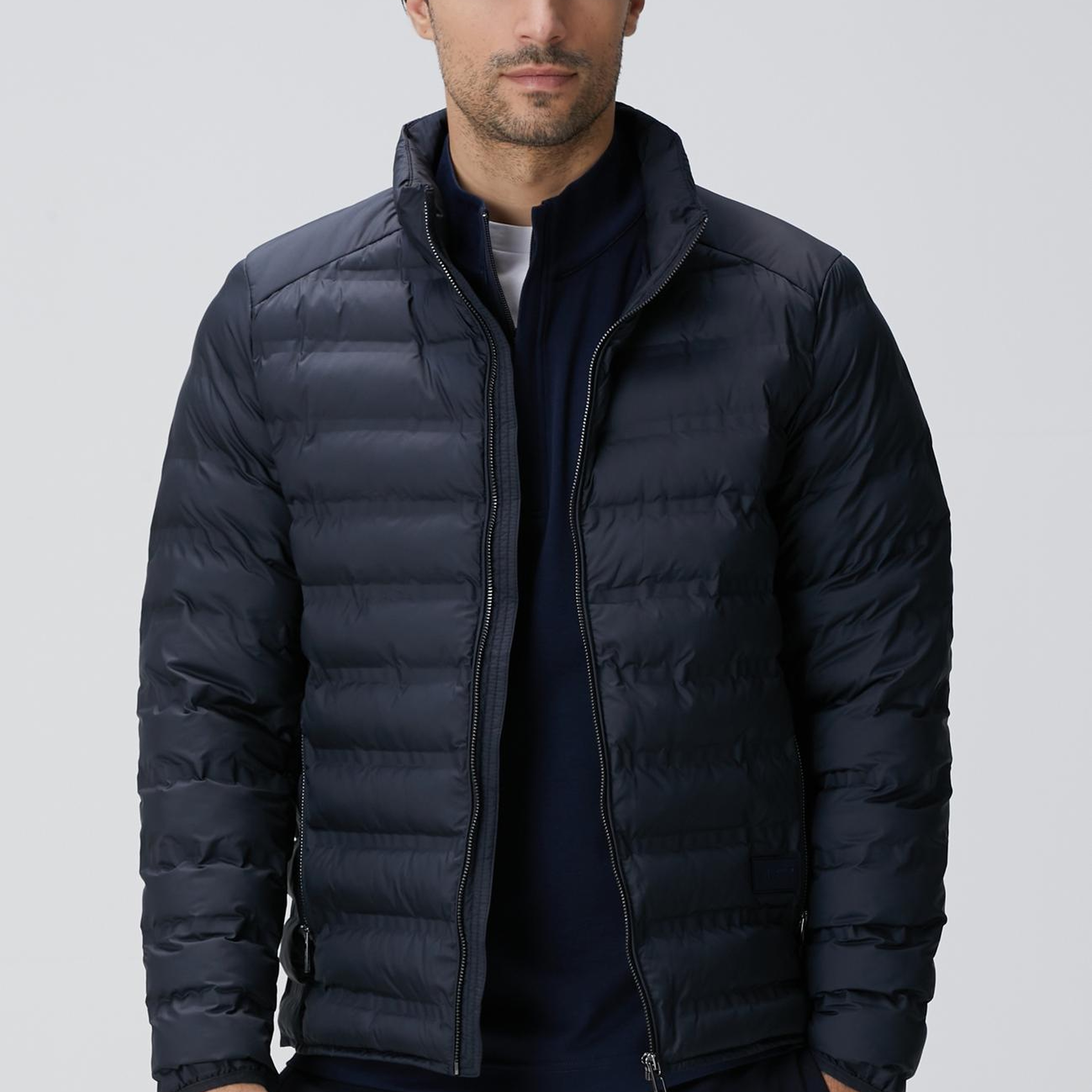 Network Erkek Lacivert Puffer Mont