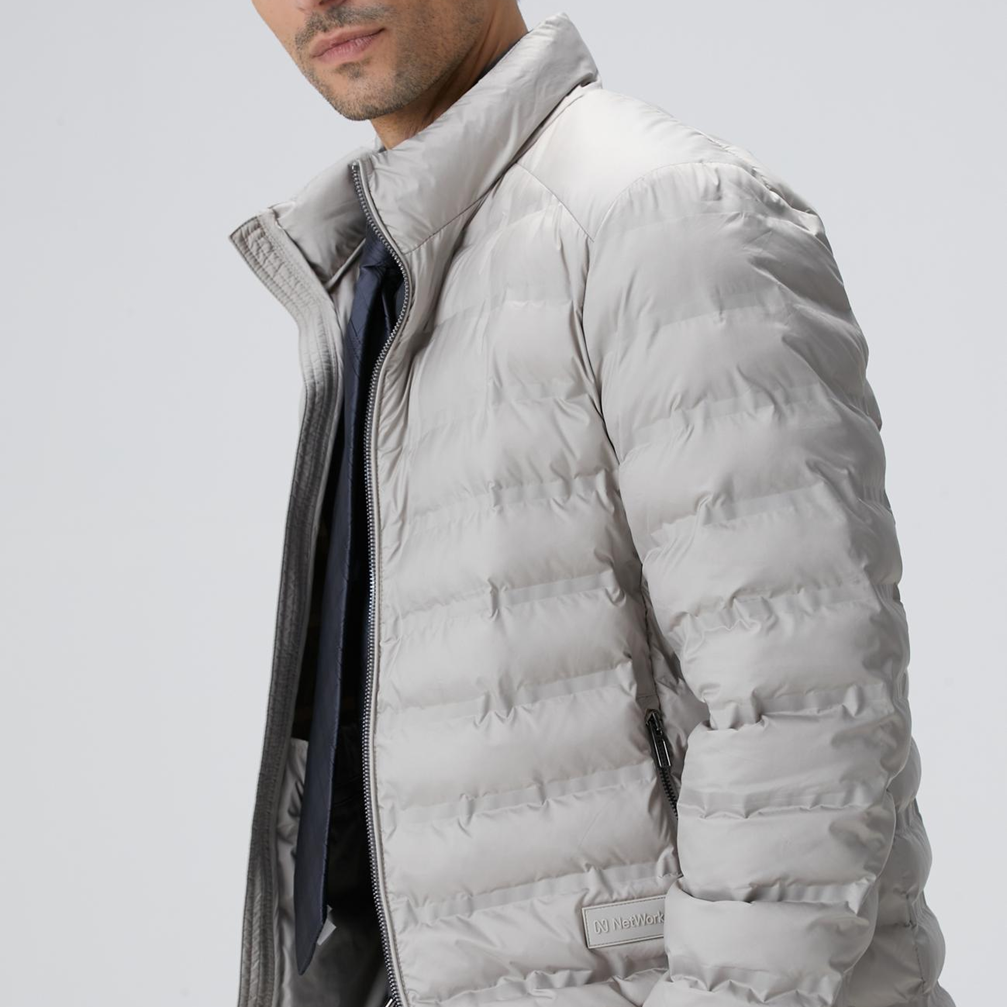 Network Erkek Taş Puffer Mont