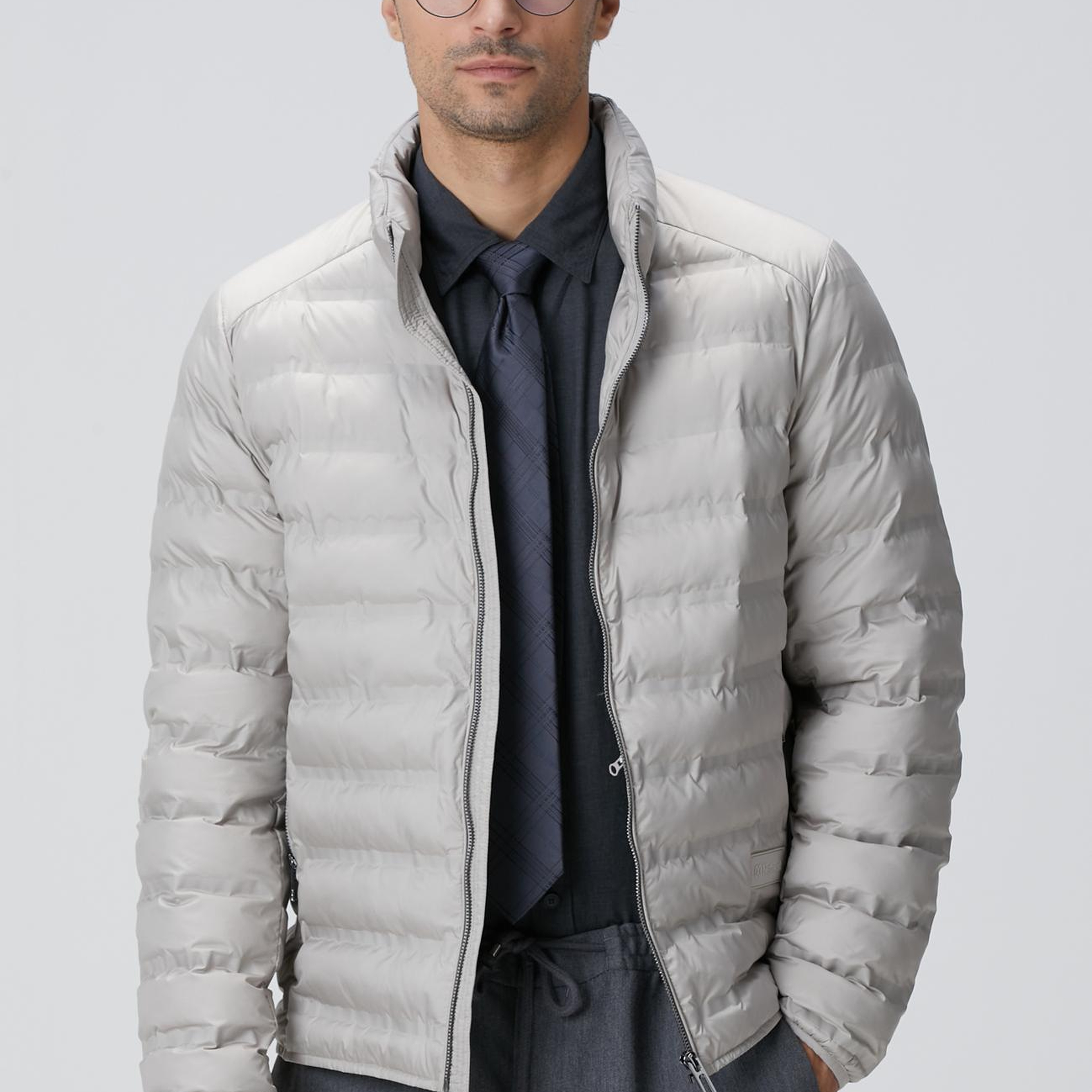 Network Erkek Taş Puffer Mont