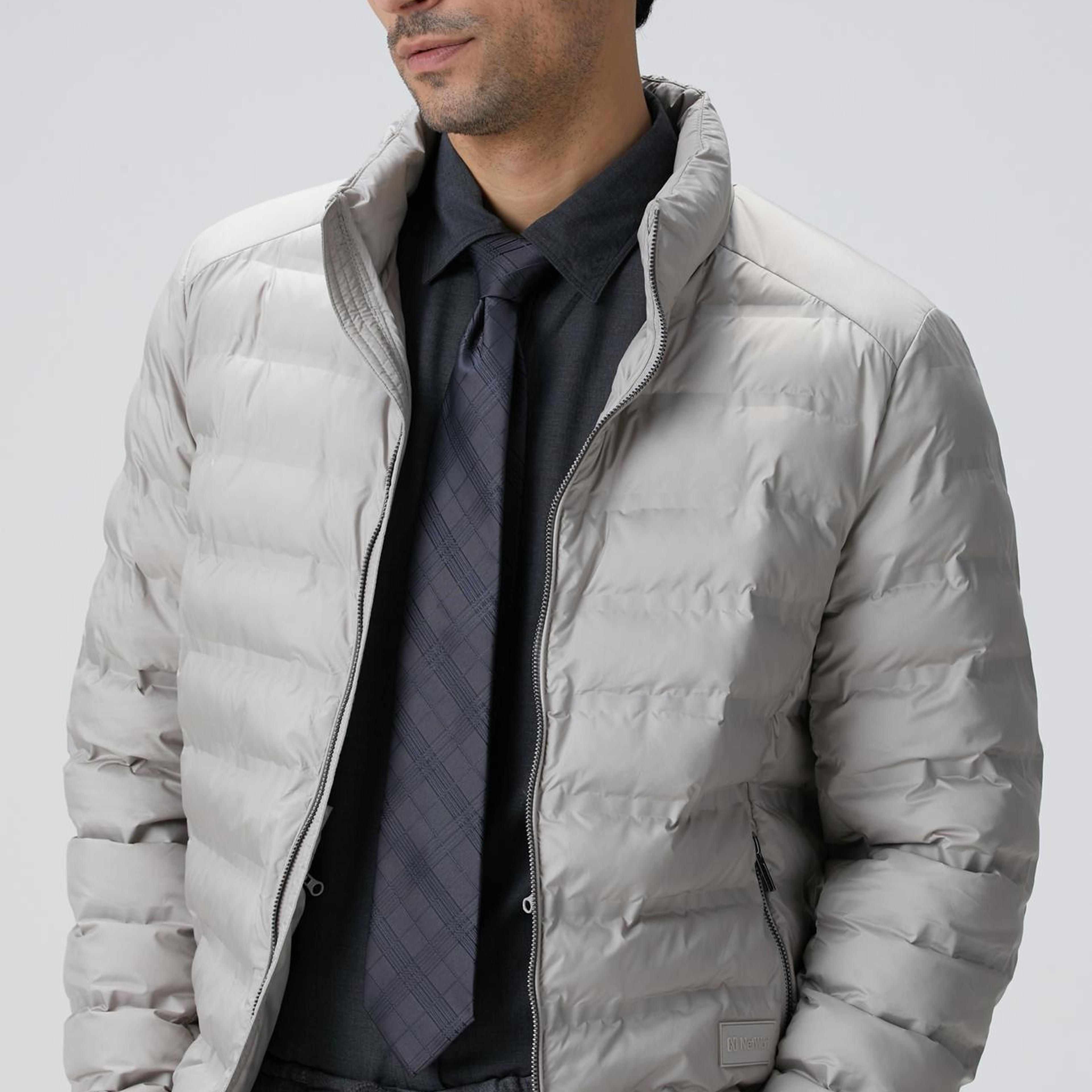 Network Erkek Taş Puffer Mont