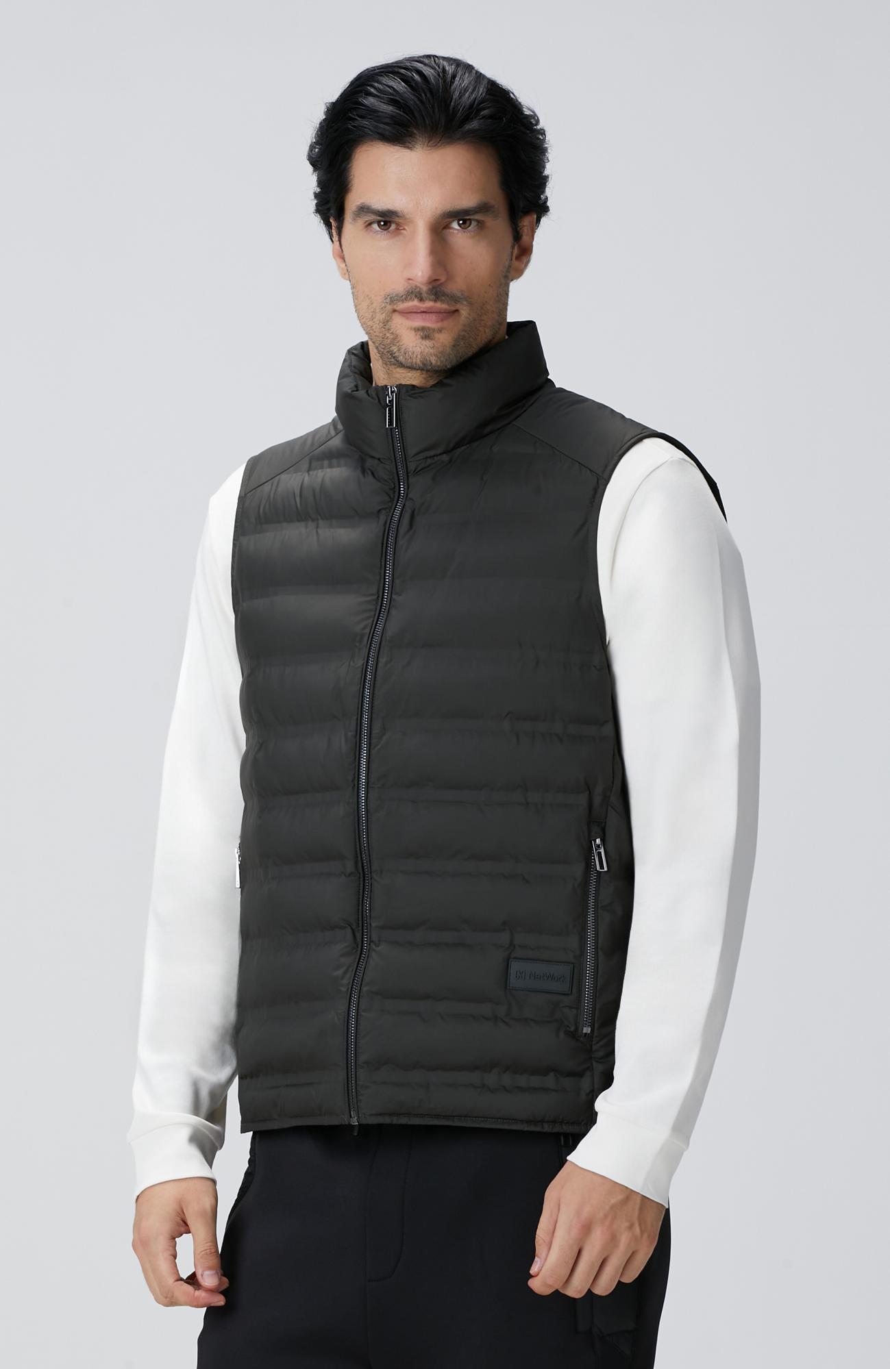 Network Erkek Haki Puffer Casual Yelek