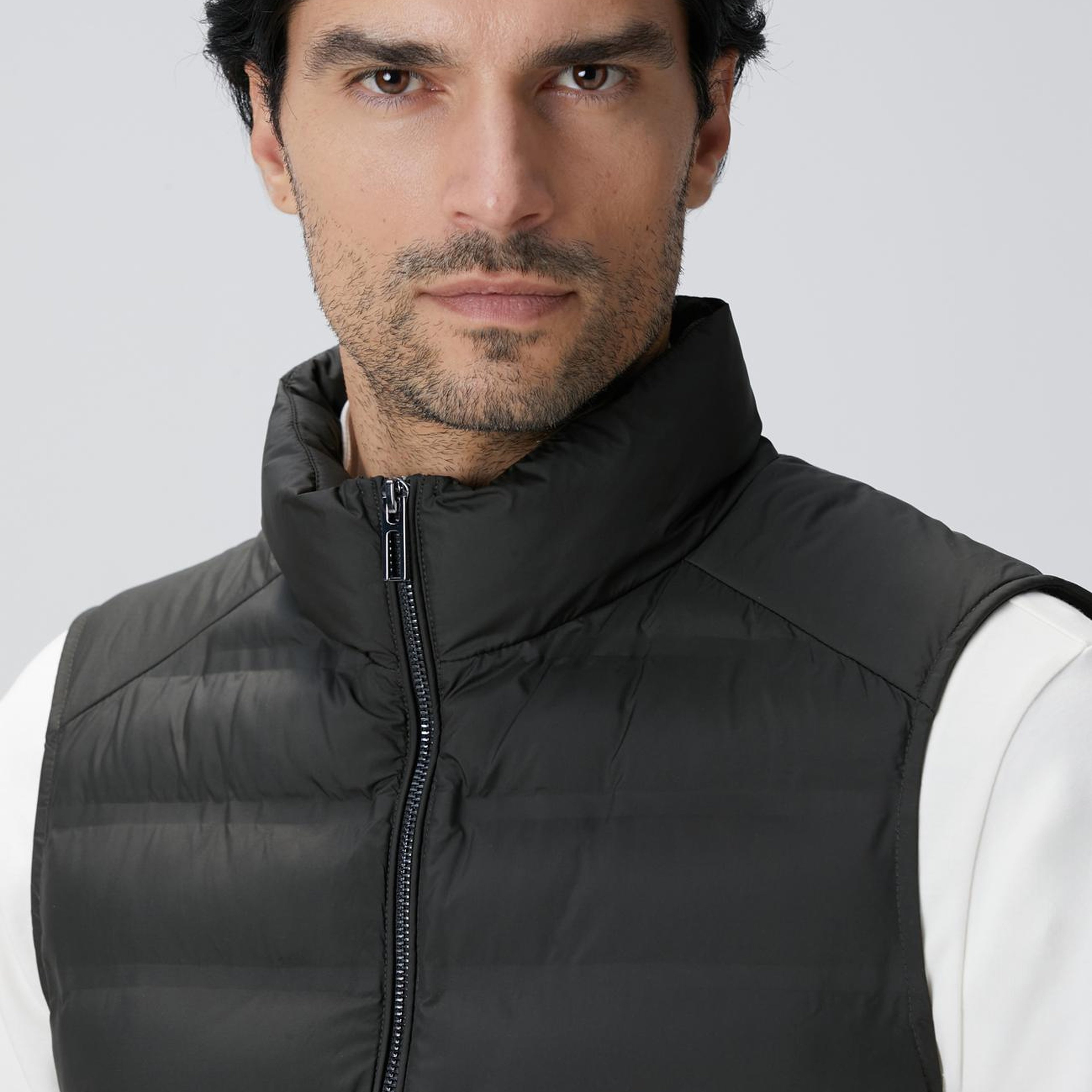 Network Erkek Haki Puffer Casual Yelek