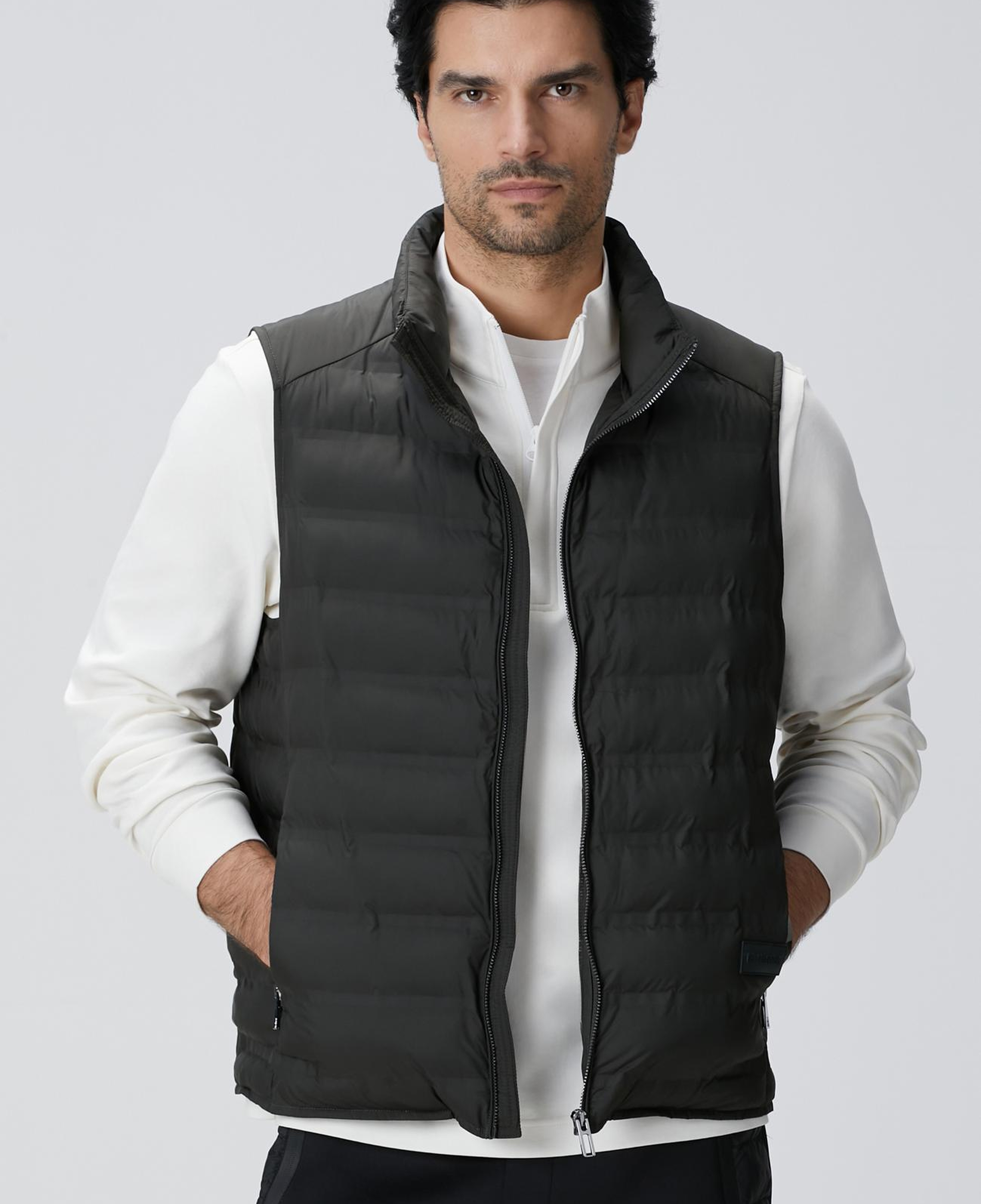 Network Erkek Haki Puffer Casual Yelek