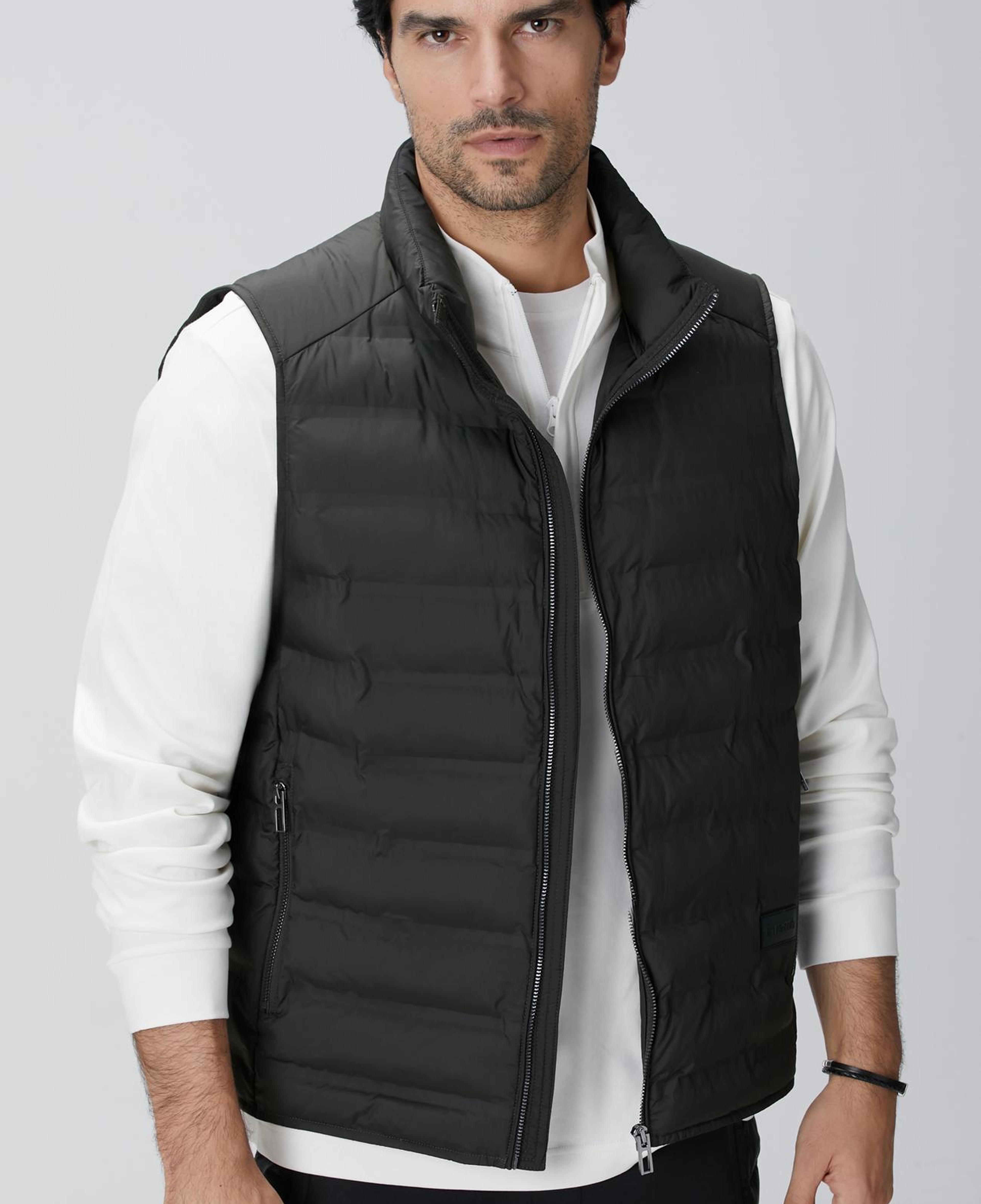 Network Erkek Haki Puffer Casual Yelek