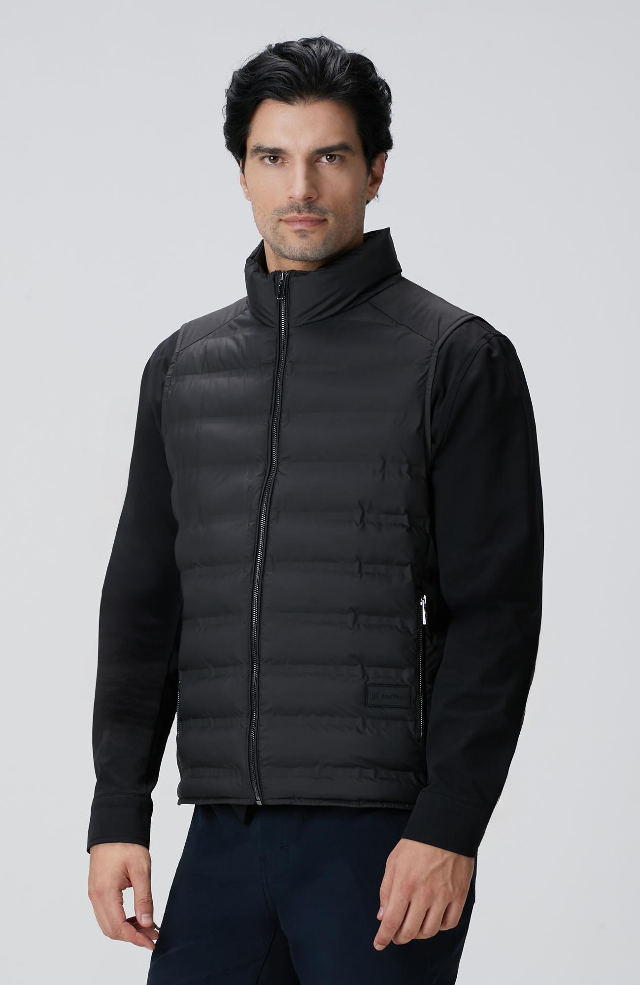 Network Erkek Siyah Puffer Casual Yelek