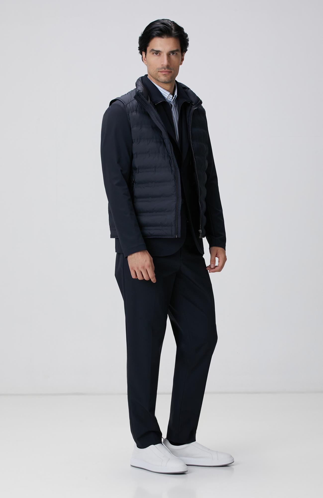 Network Erkek Lacivert Puffer Casual Yelek