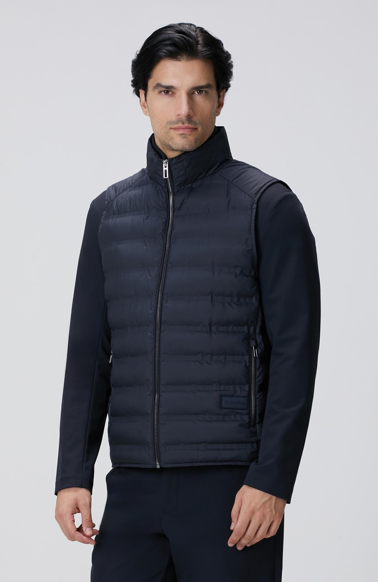 Network Erkek Lacivert Puffer Casual Yelek