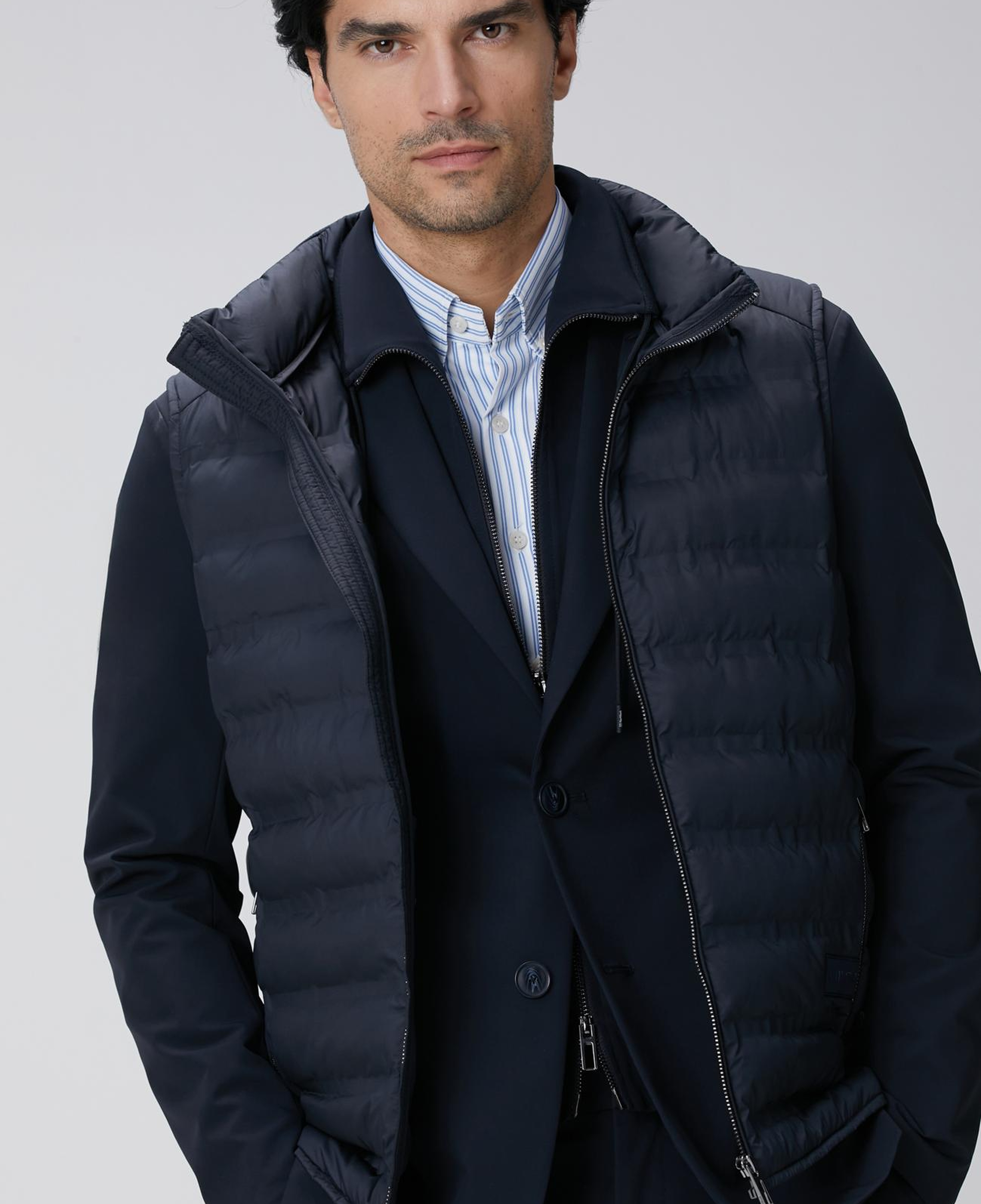 Network Erkek Lacivert Puffer Casual Yelek