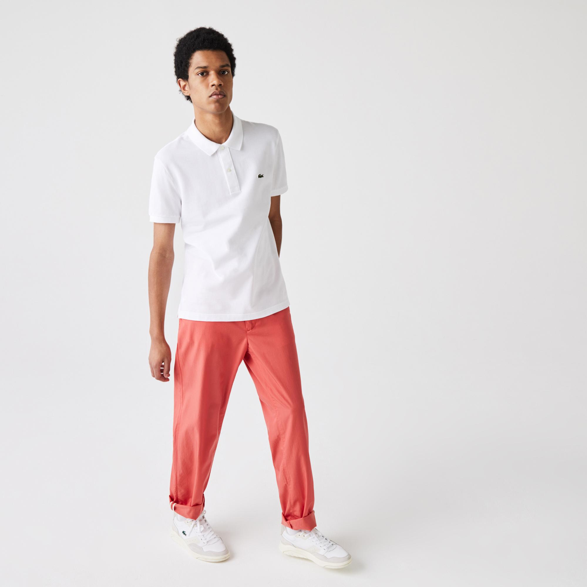 Lacoste L.12.12 Erkek Slim Fit Beyaz Polo