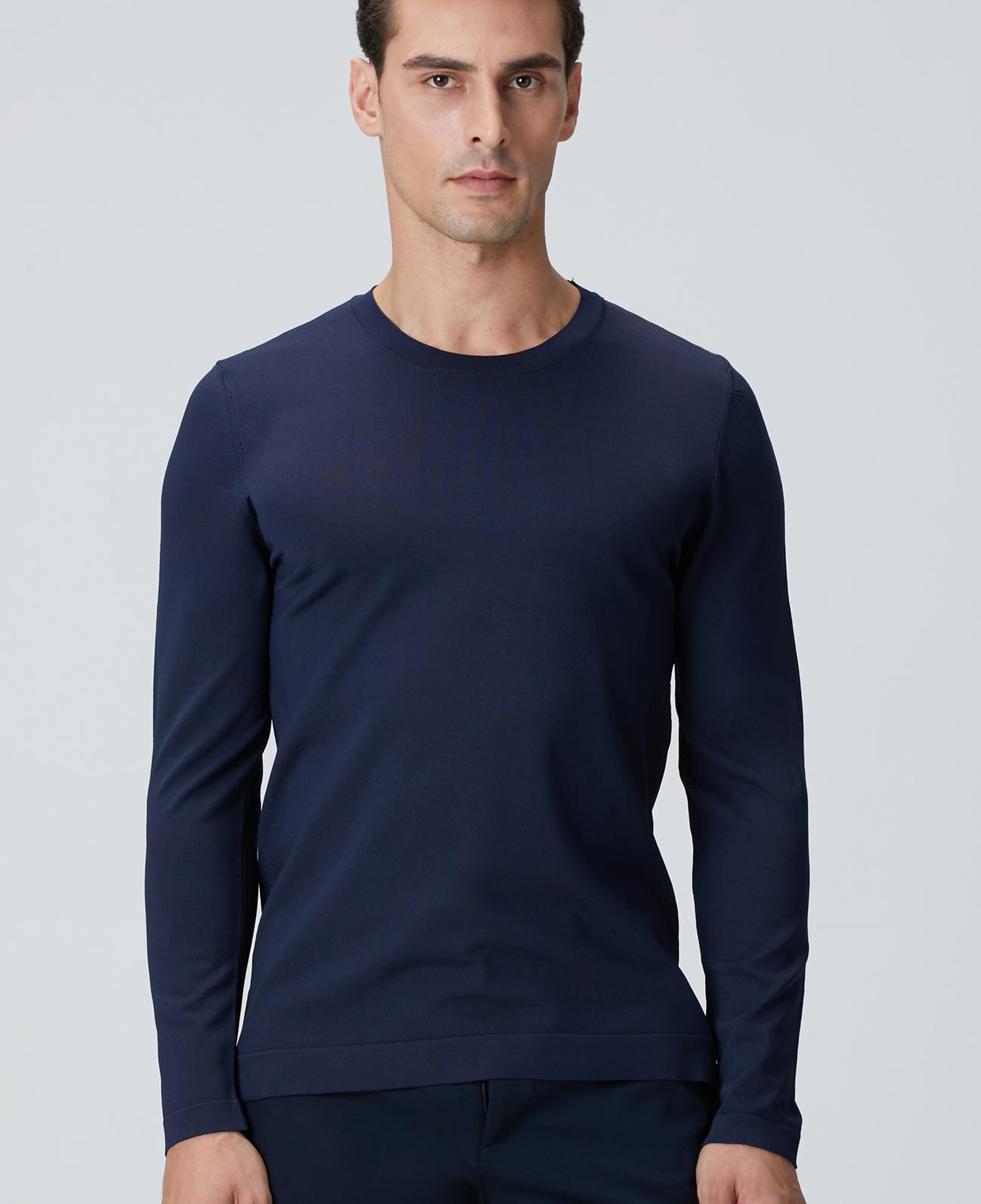 Network Erkek N-Tech Lacivert Basic Triko Kazak