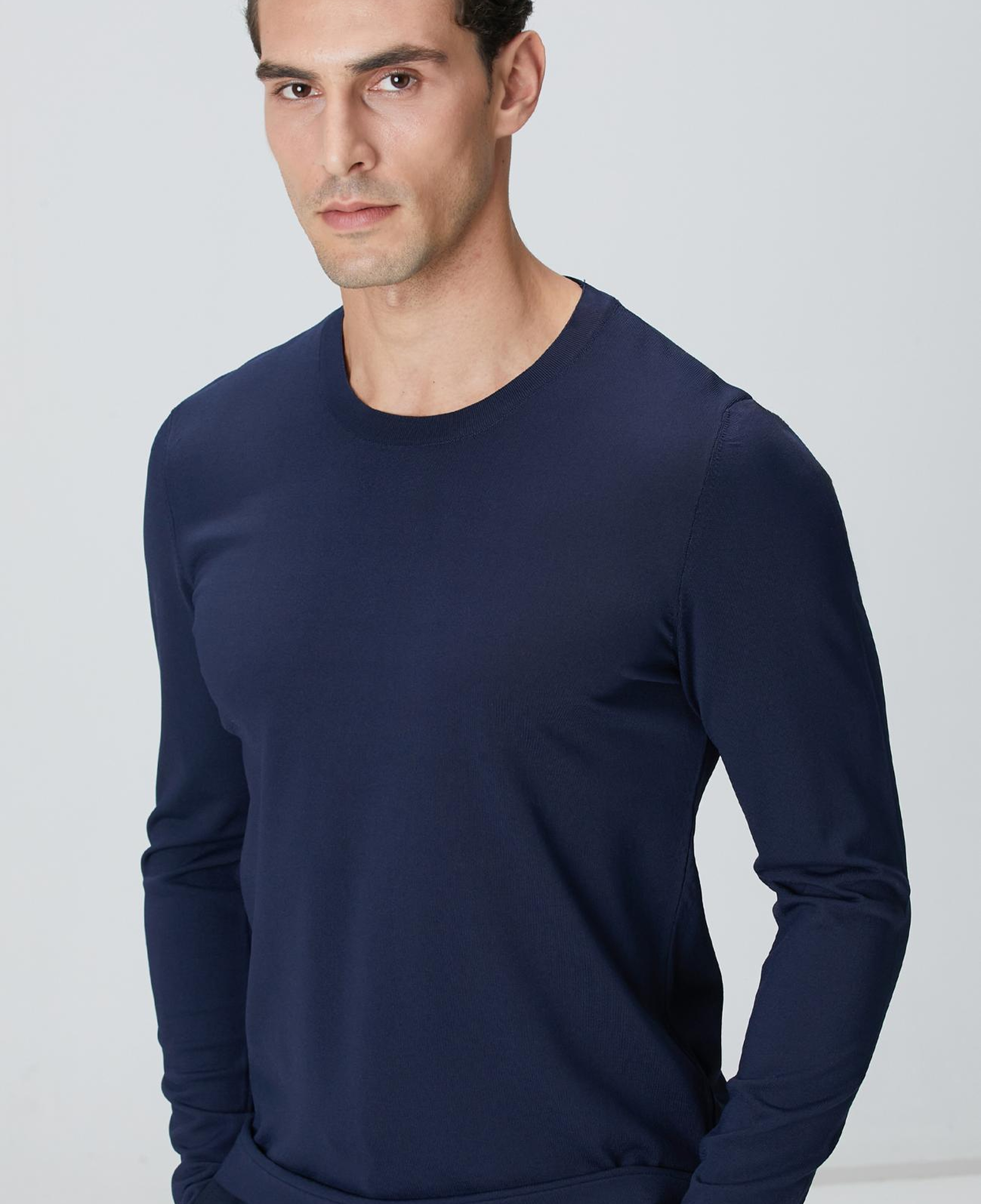 Network Erkek N-Tech Lacivert Basic Triko Kazak