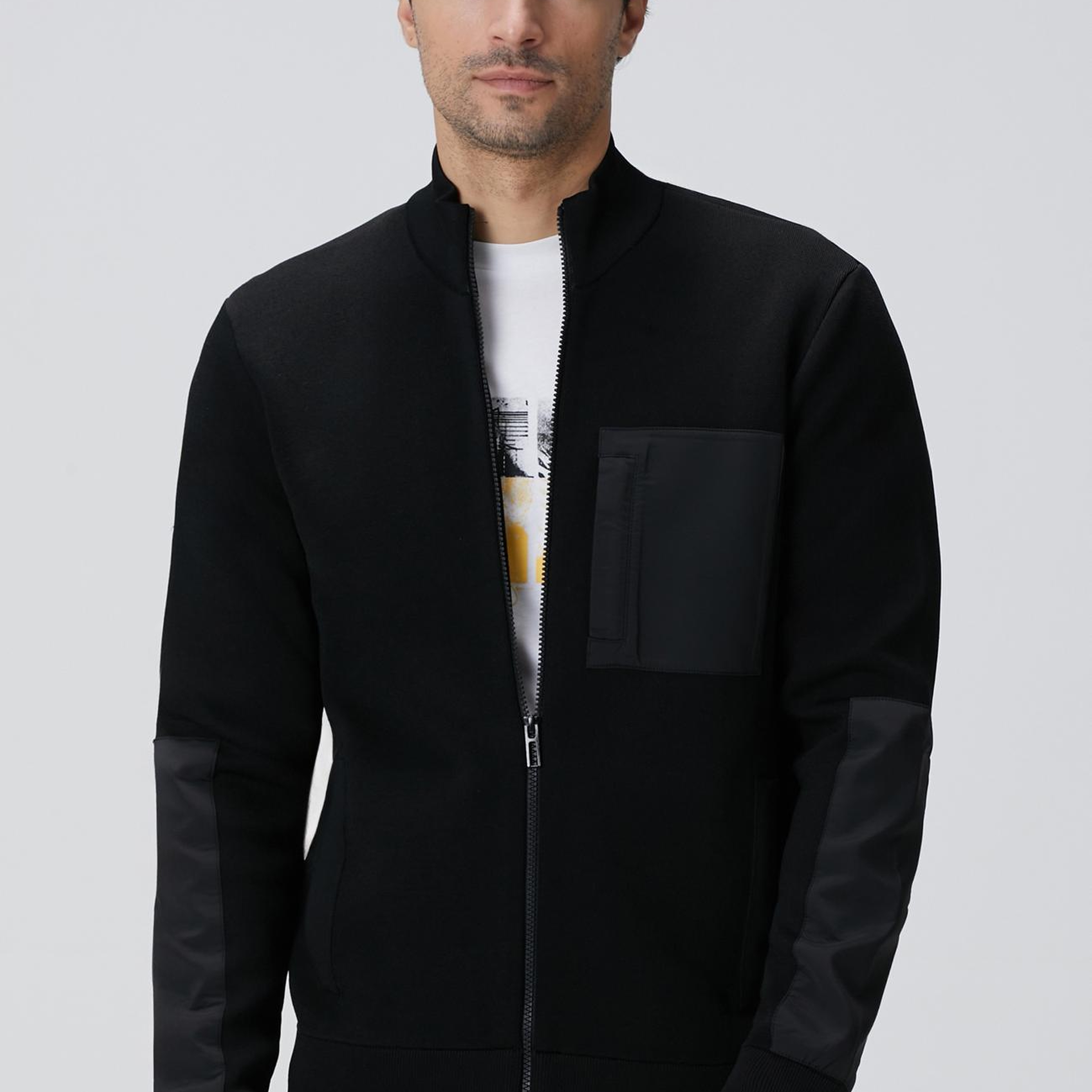 Network Erkek N-Tech Siyah Triko Mont