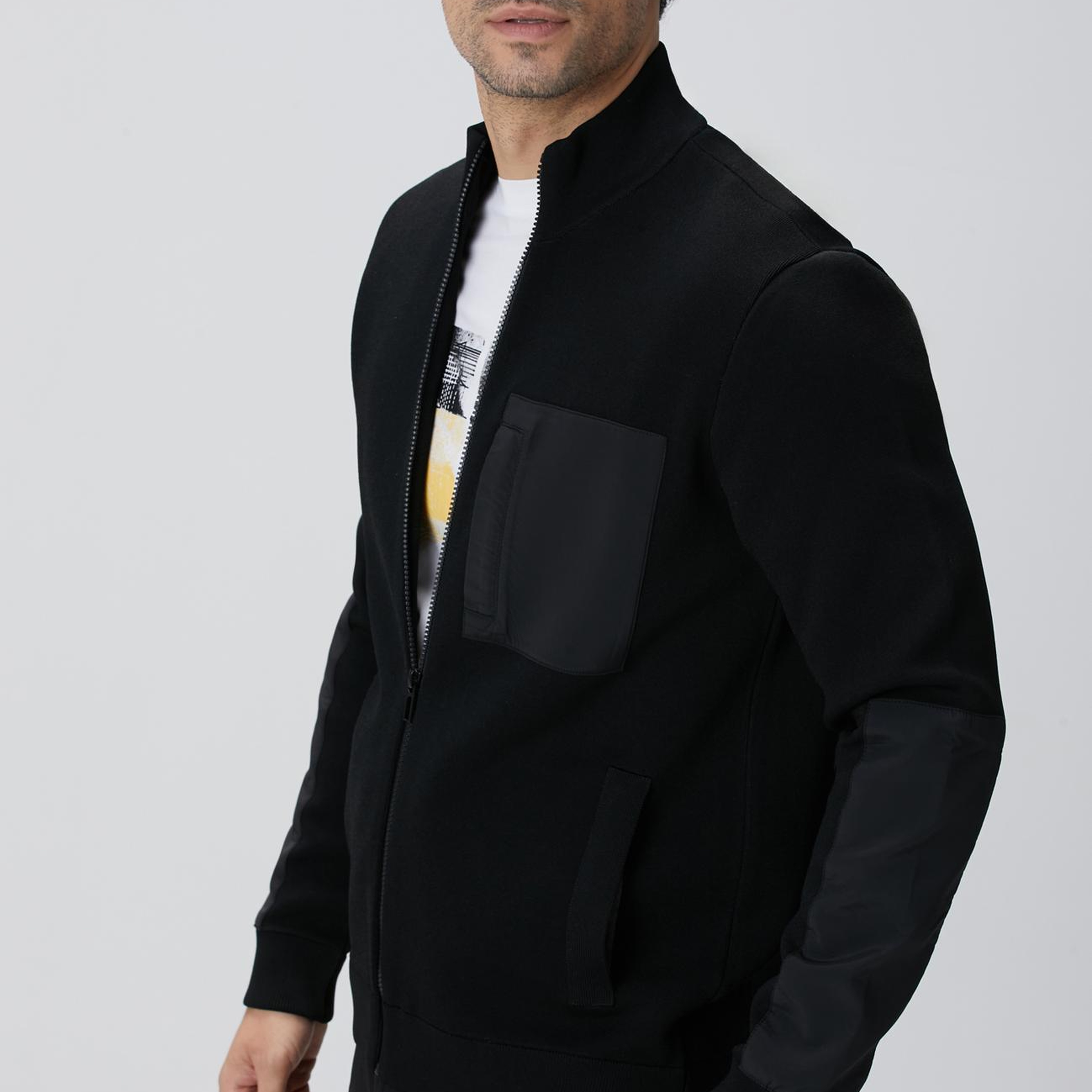 Network Erkek N-Tech Siyah Triko Mont