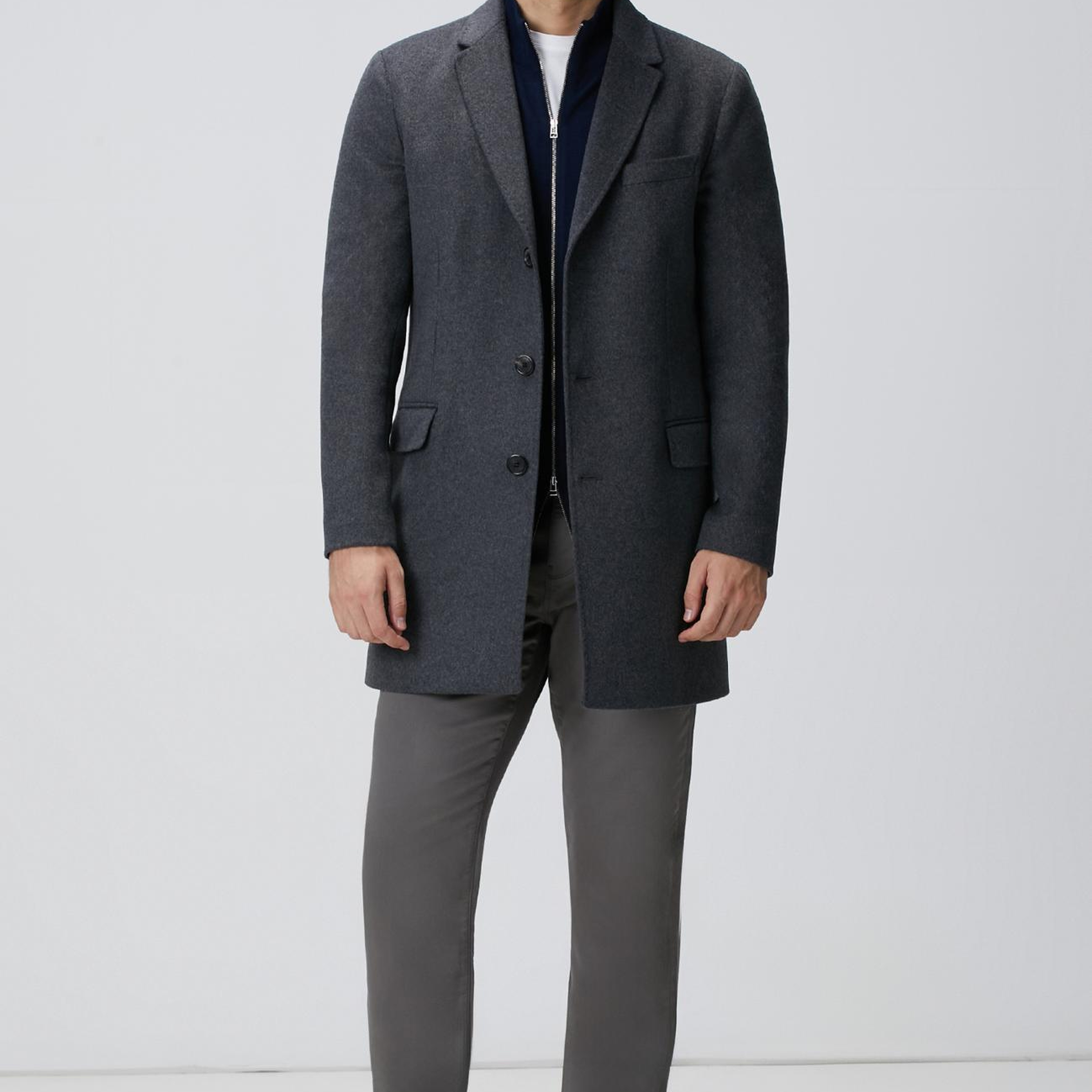 Network Erkek Gri Casual Pantolon