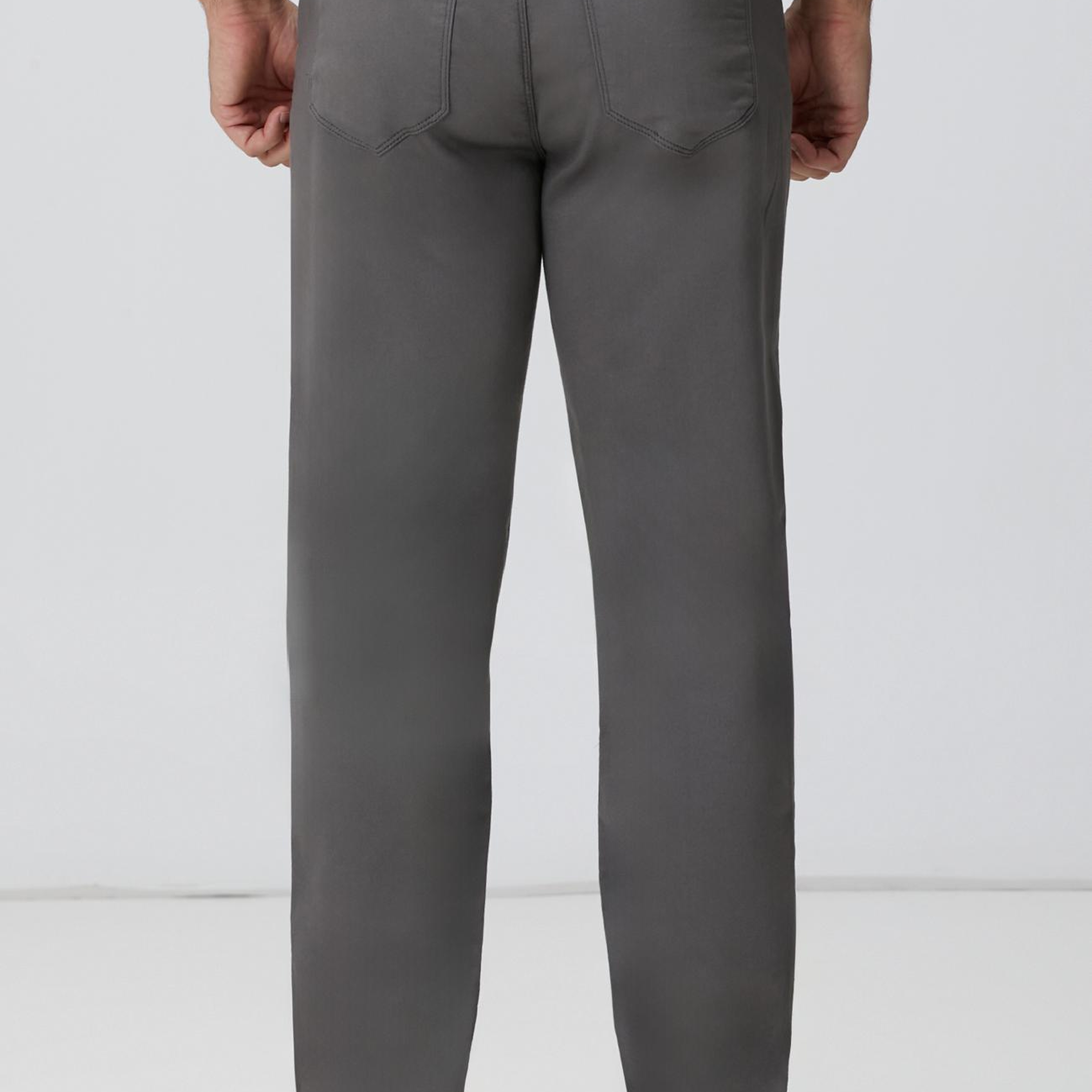 Network Erkek Gri Casual Pantolon