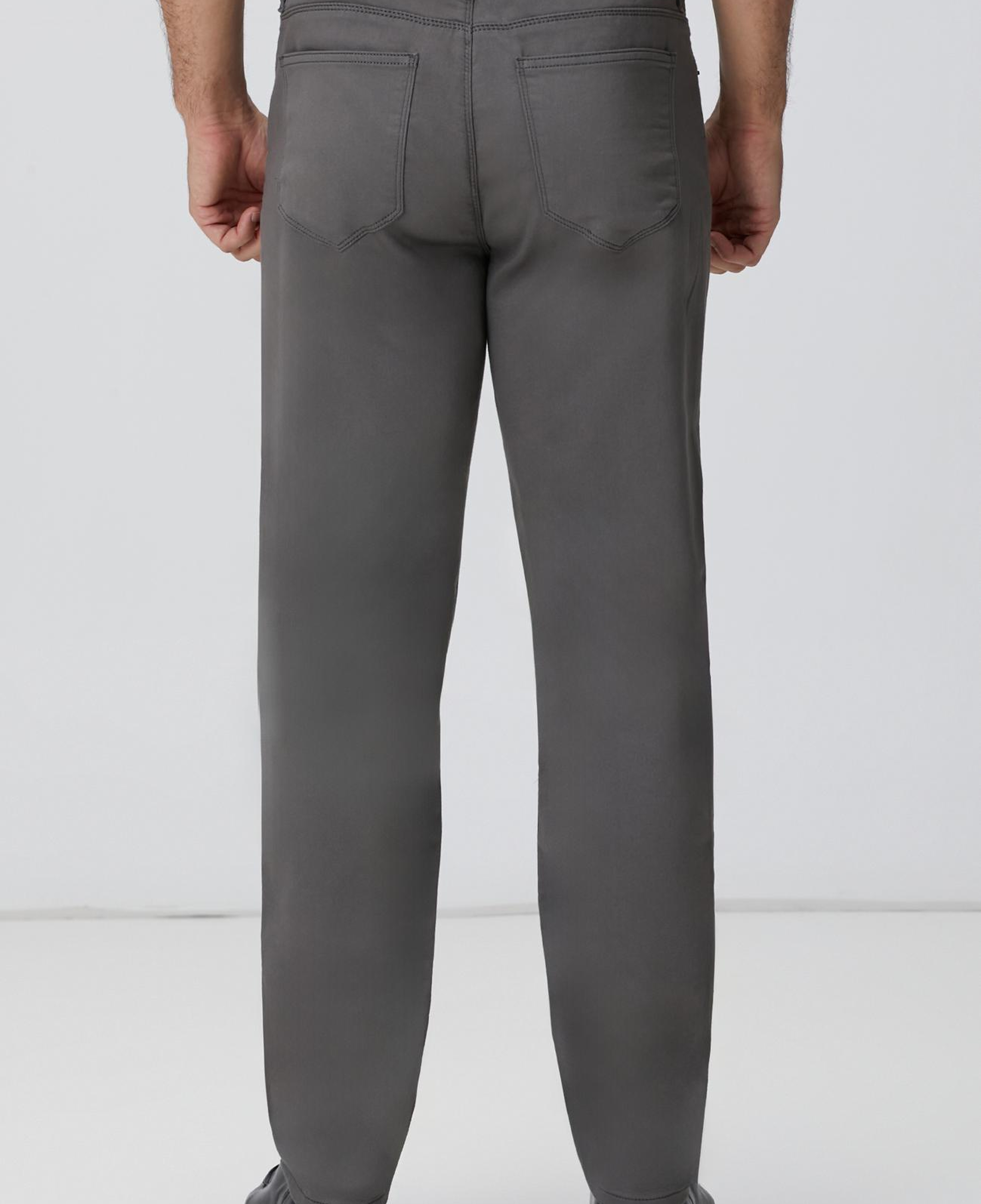 Network Erkek Gri Casual Pantolon