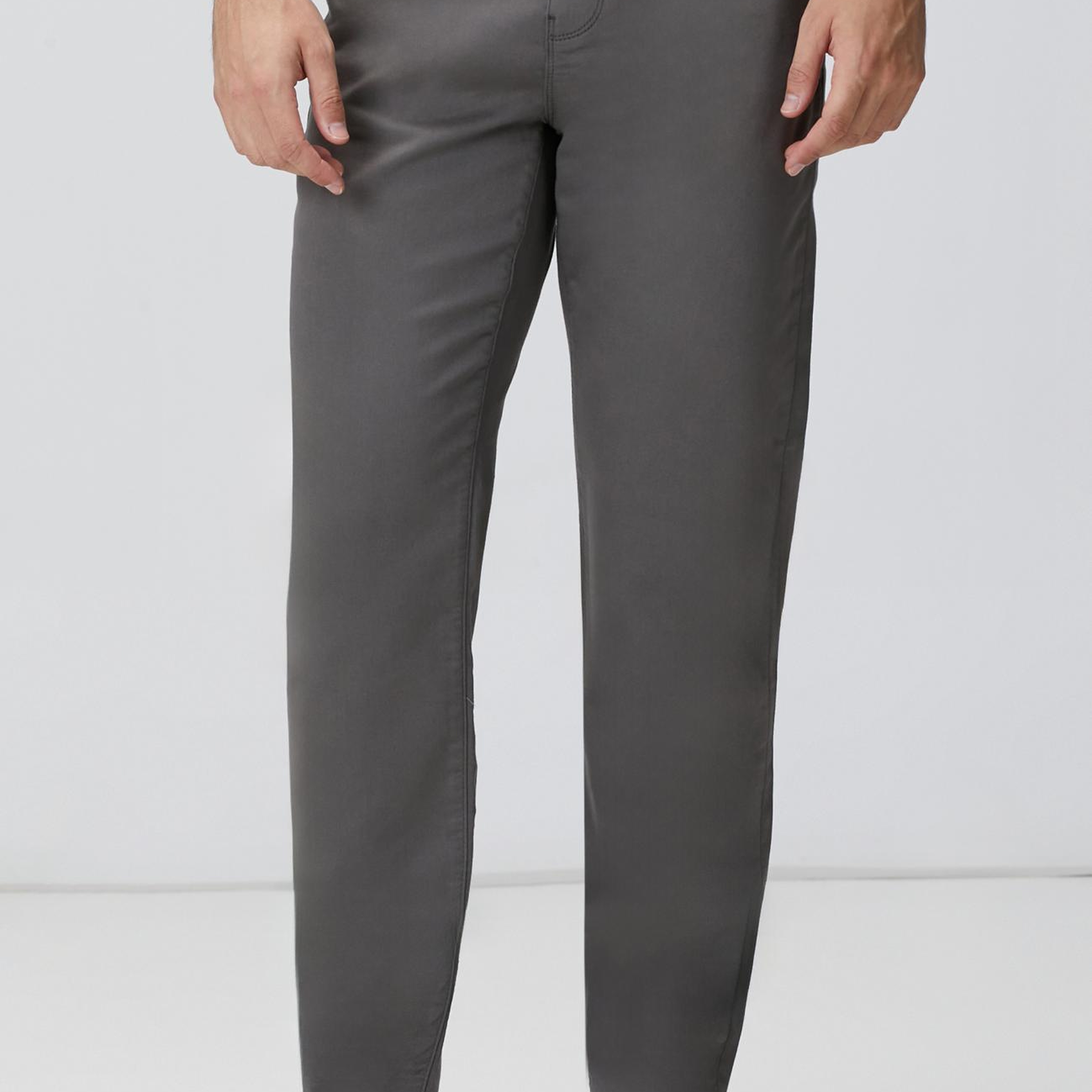 Network Erkek Gri Casual Pantolon