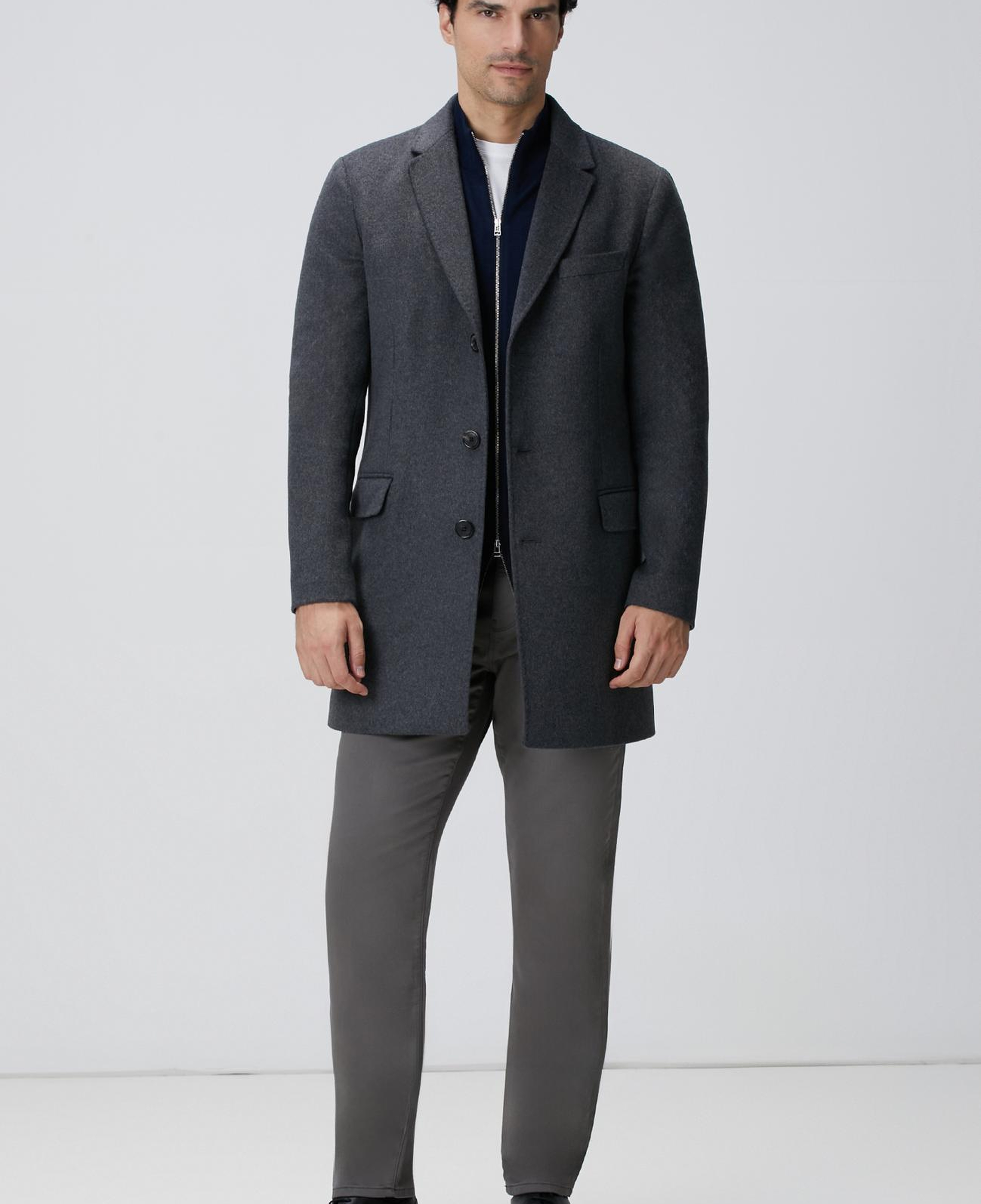 Network Erkek Gri Casual Pantolon