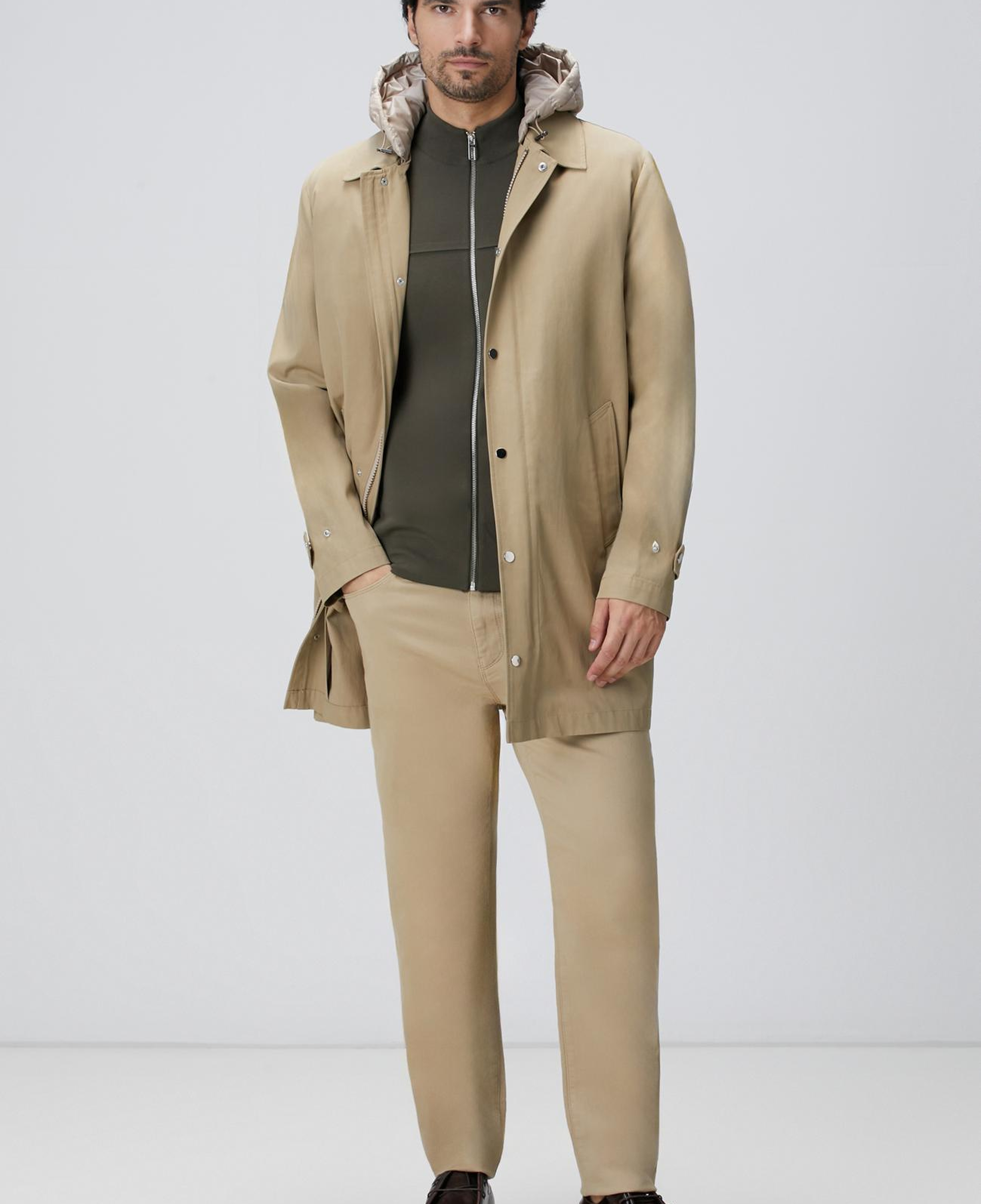 Network Erkek Bej Casual Pantolon