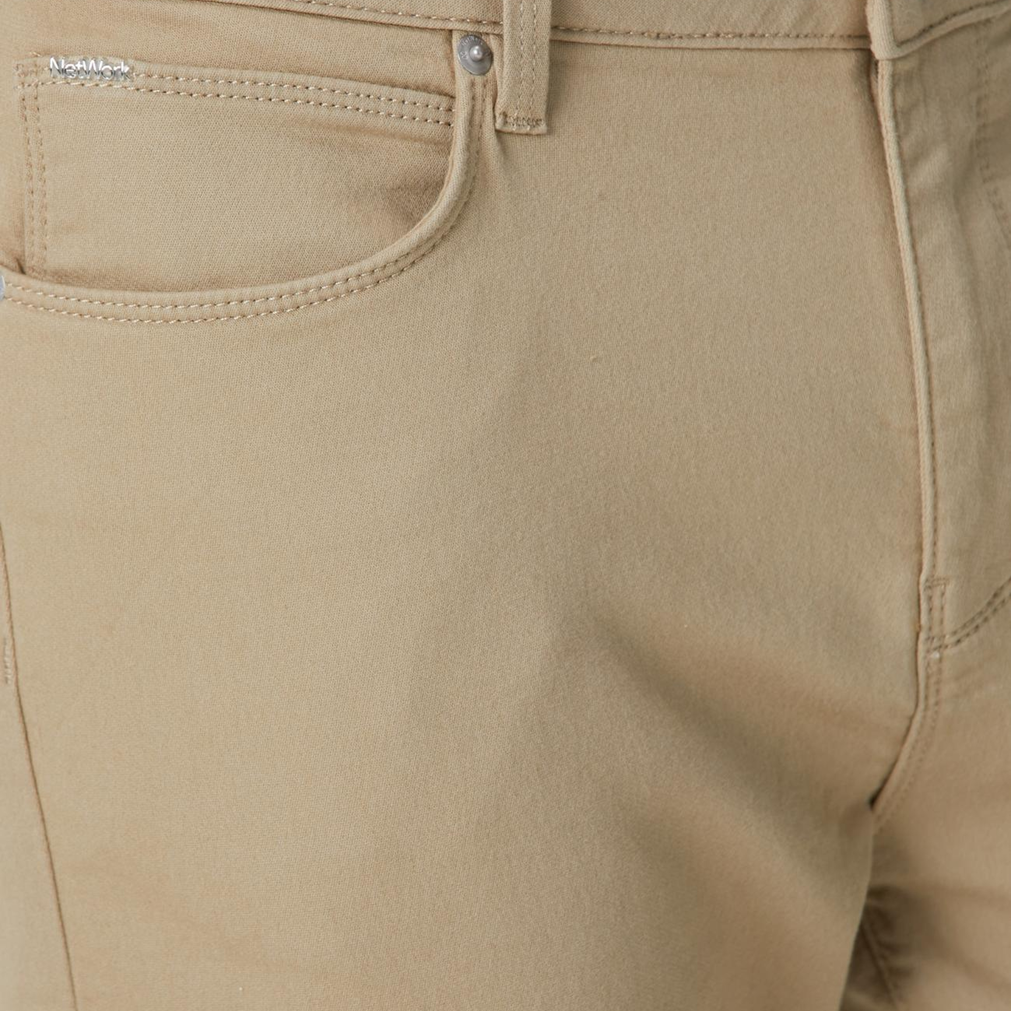 Network Erkek Bej Casual Pantolon