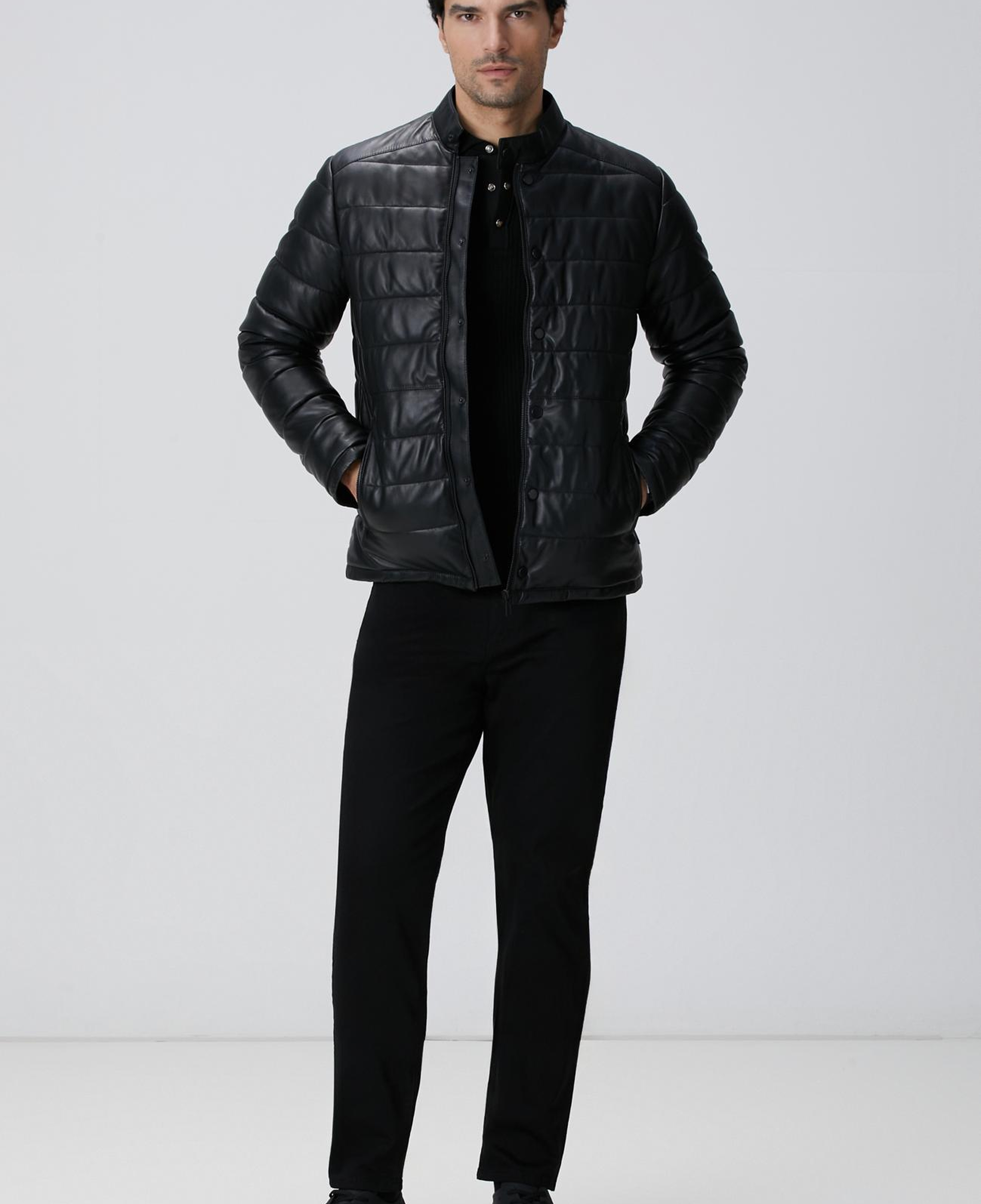 Network Erkek Siyah Casual Pantolon