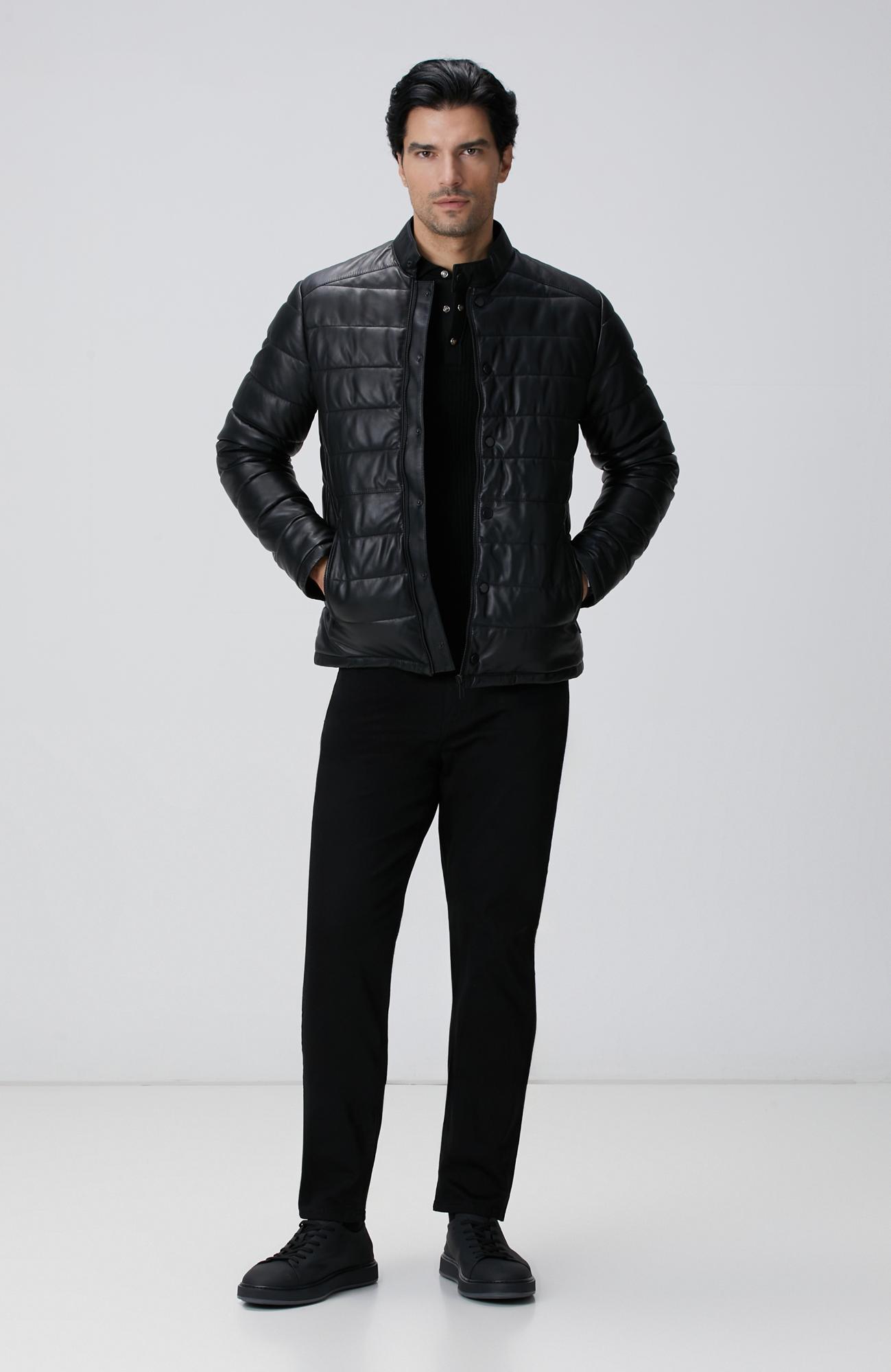 Network Erkek Siyah Casual Pantolon