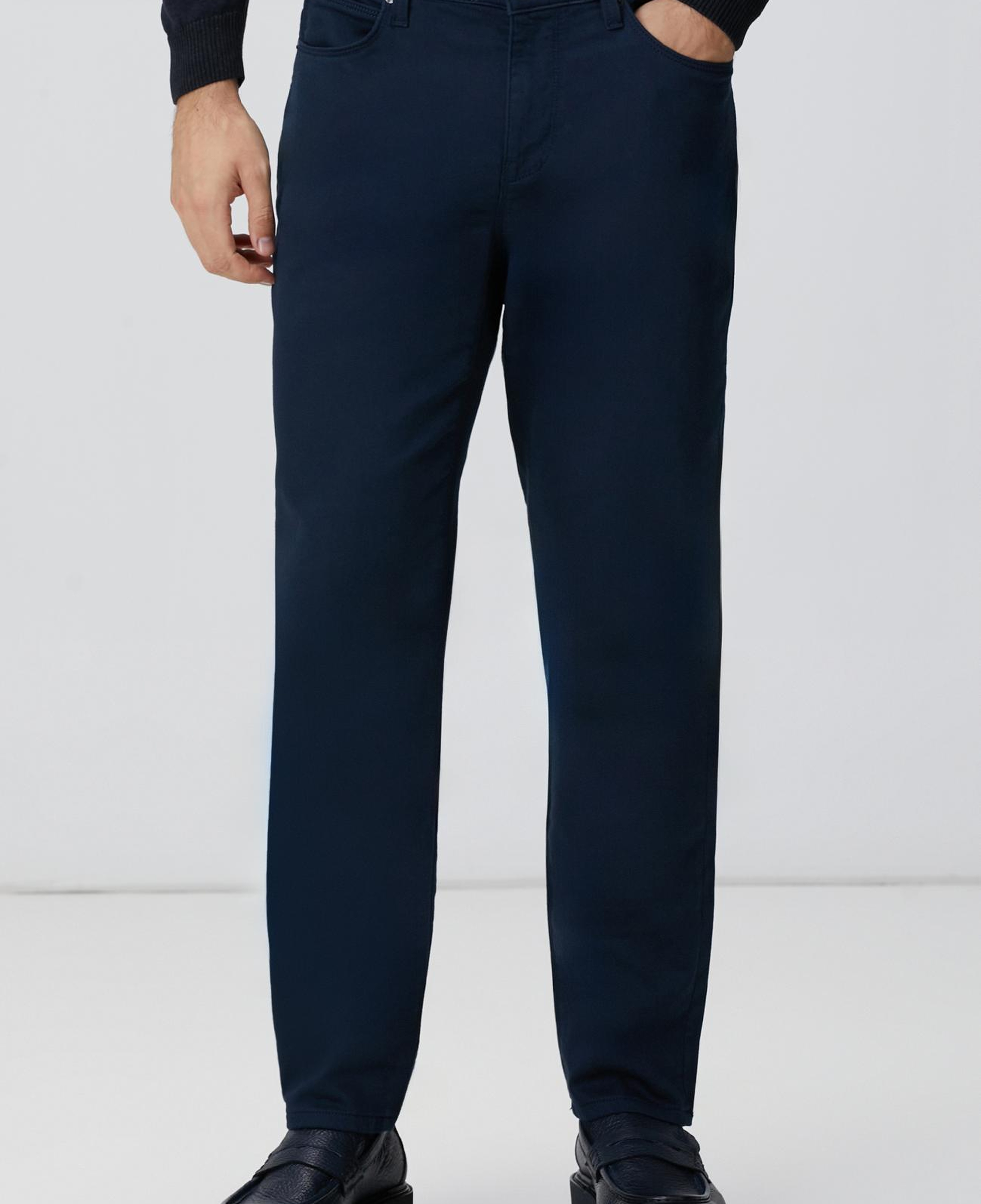 Network Erkek Lacivert Casual Pantolon