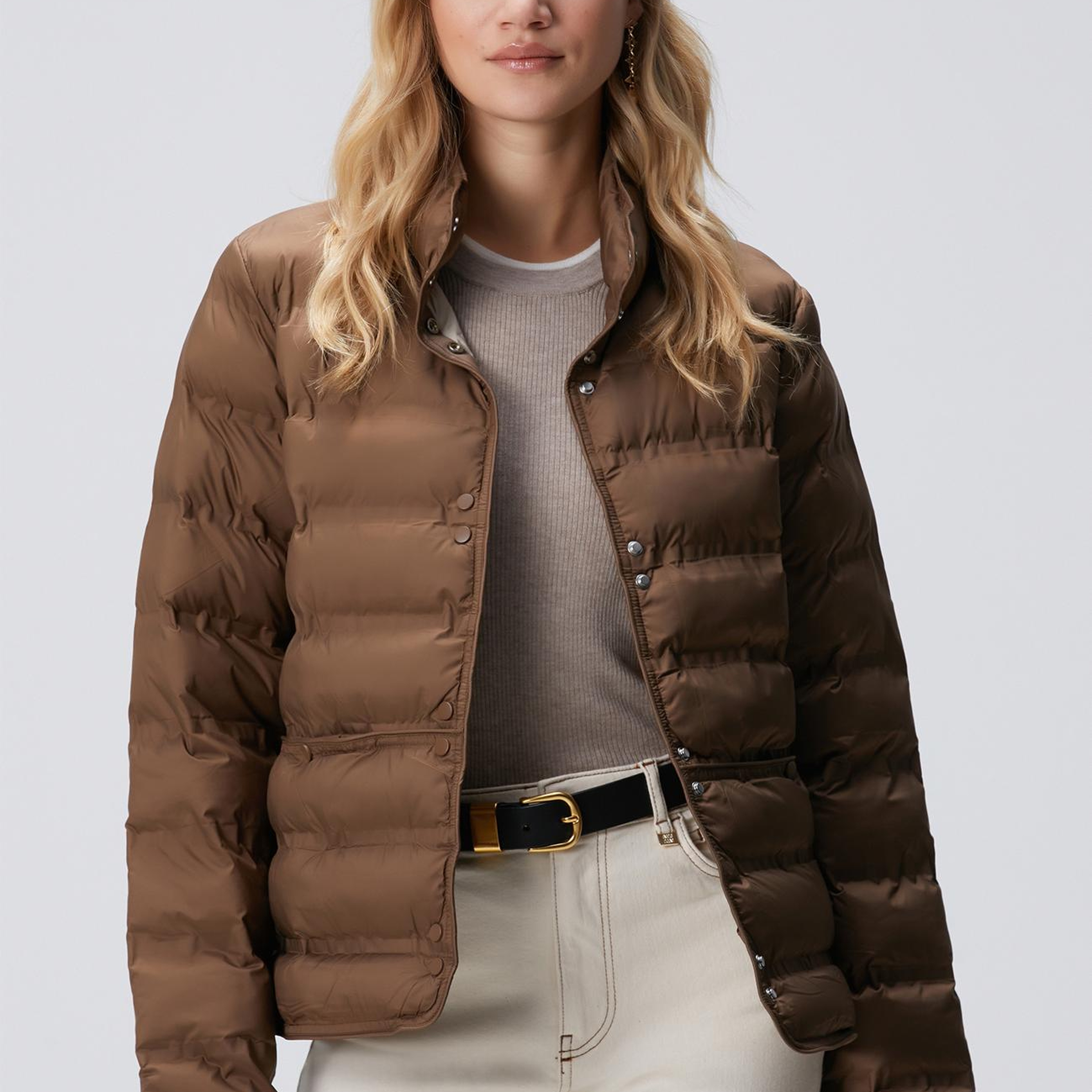 Network Kadın Haki Puffer Mont