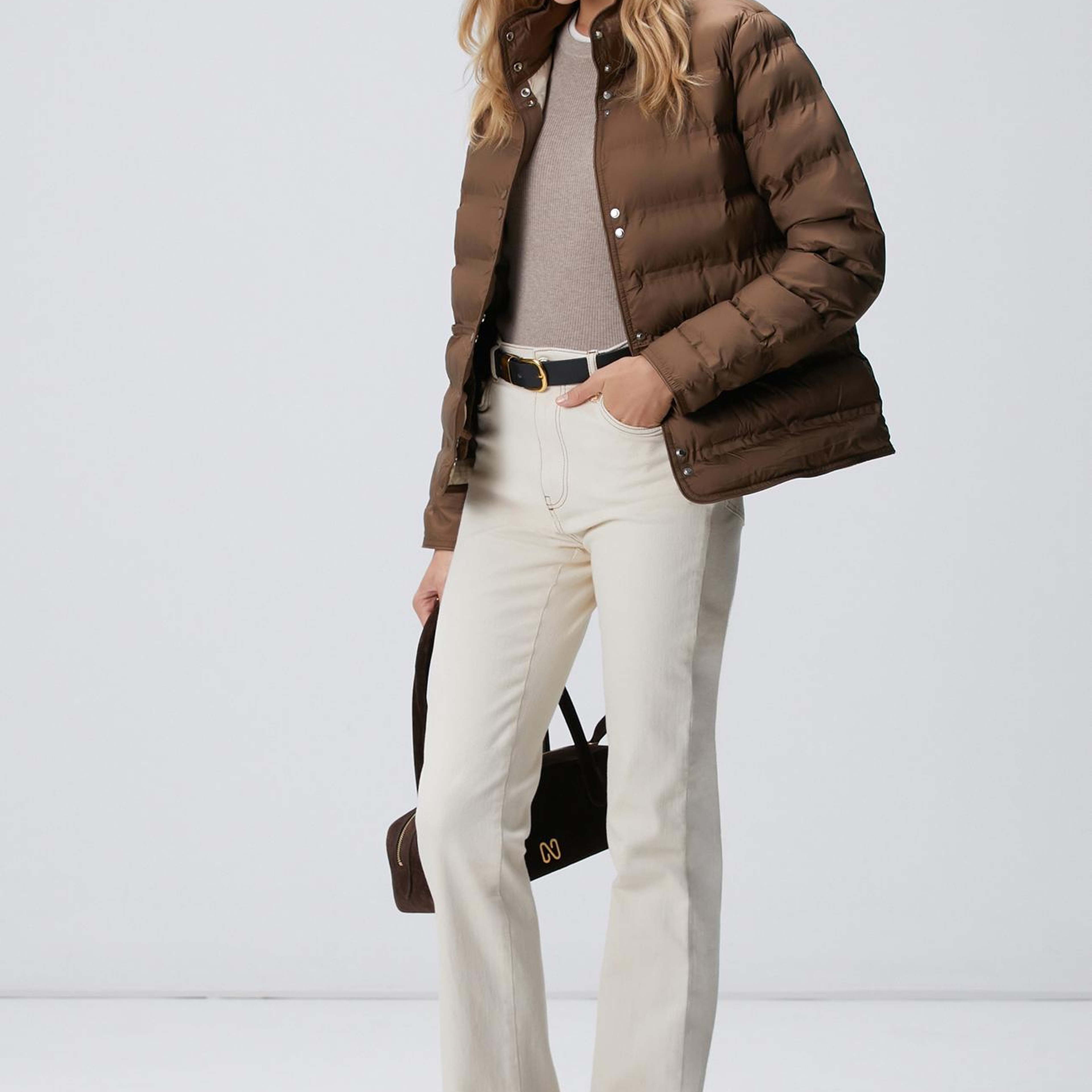 Network Kadın Haki Puffer Mont