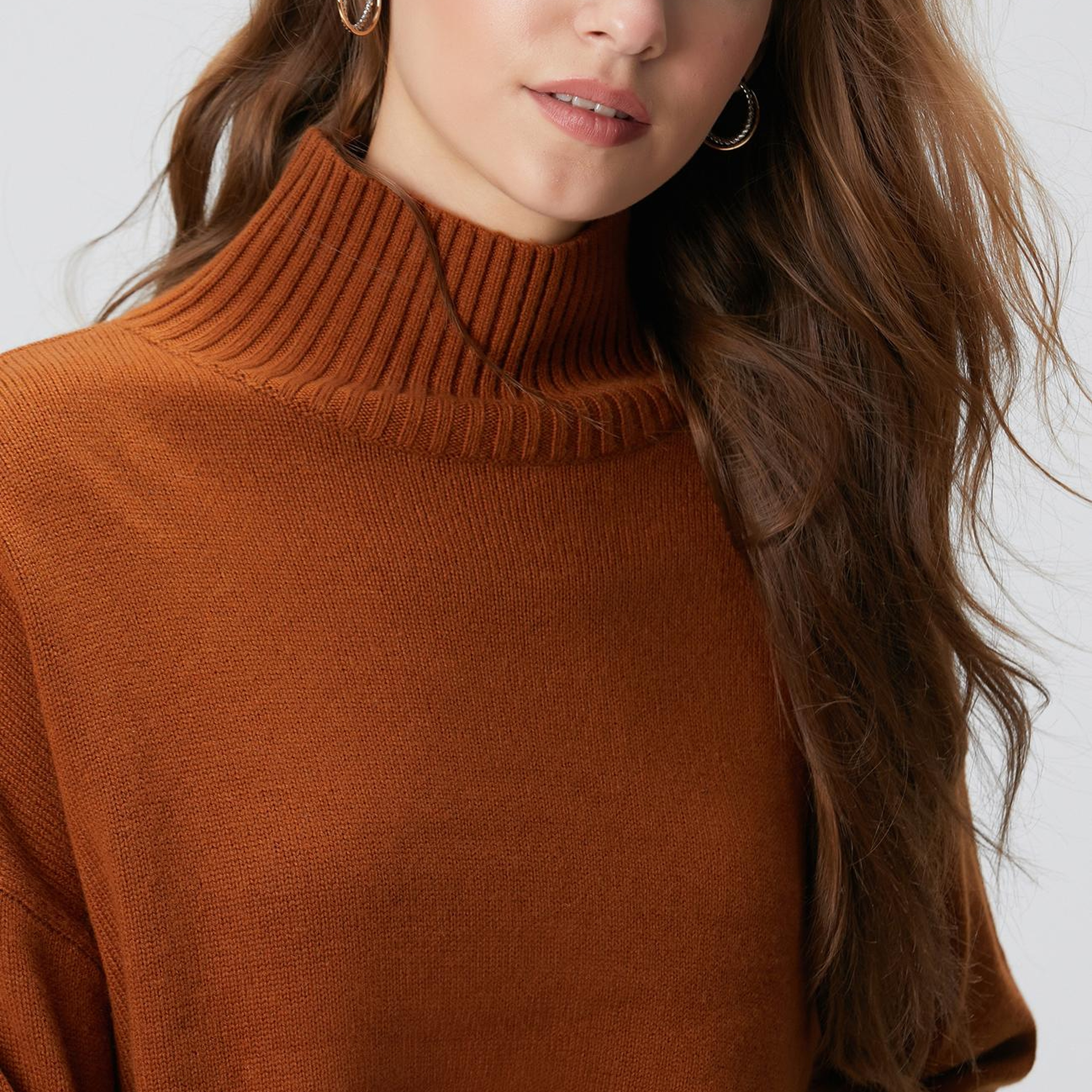 Network Kadın Camel Yün Karışımlı Triko Kazak