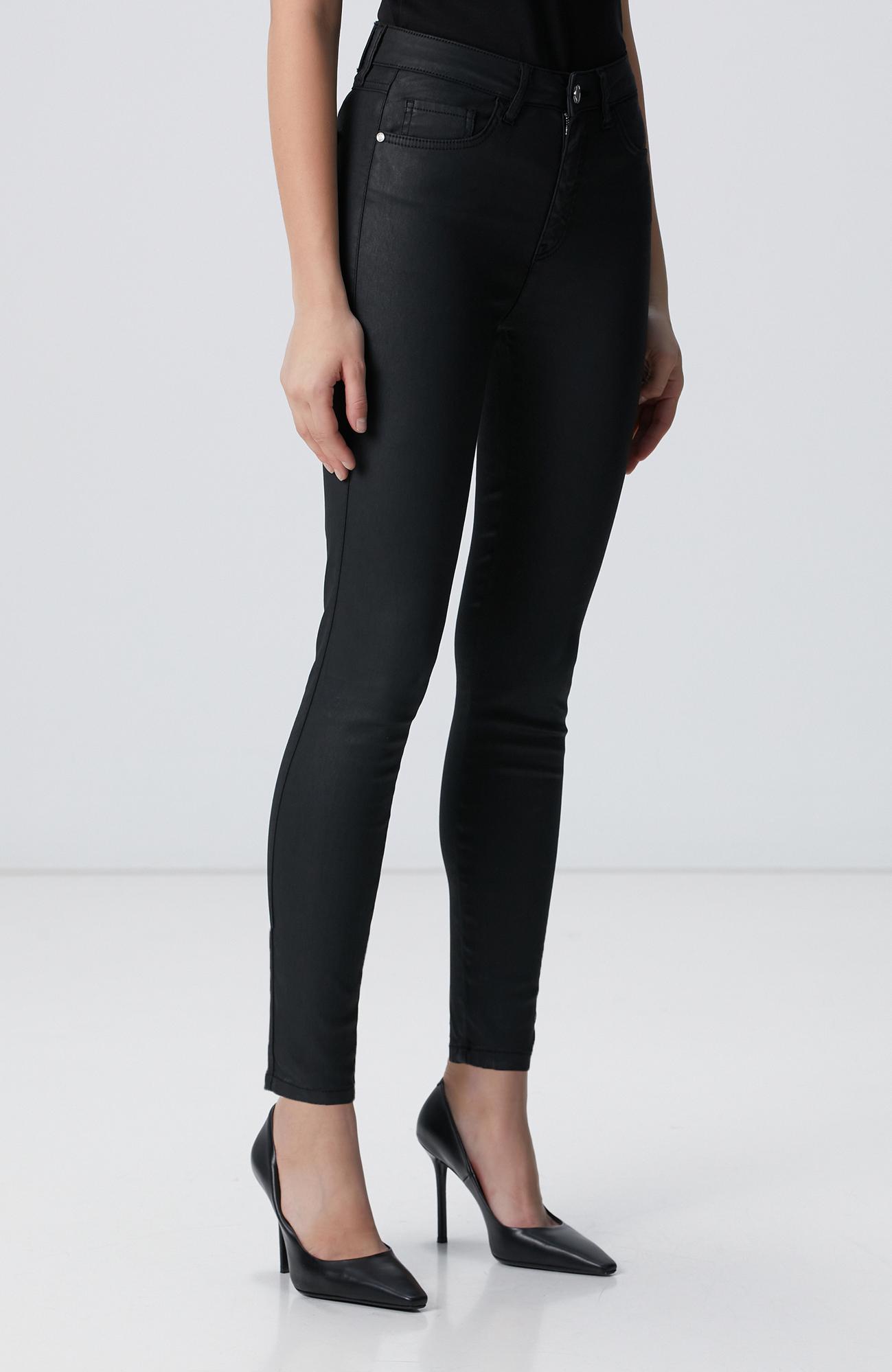 Network Kadın Siyah Denim Pantolon