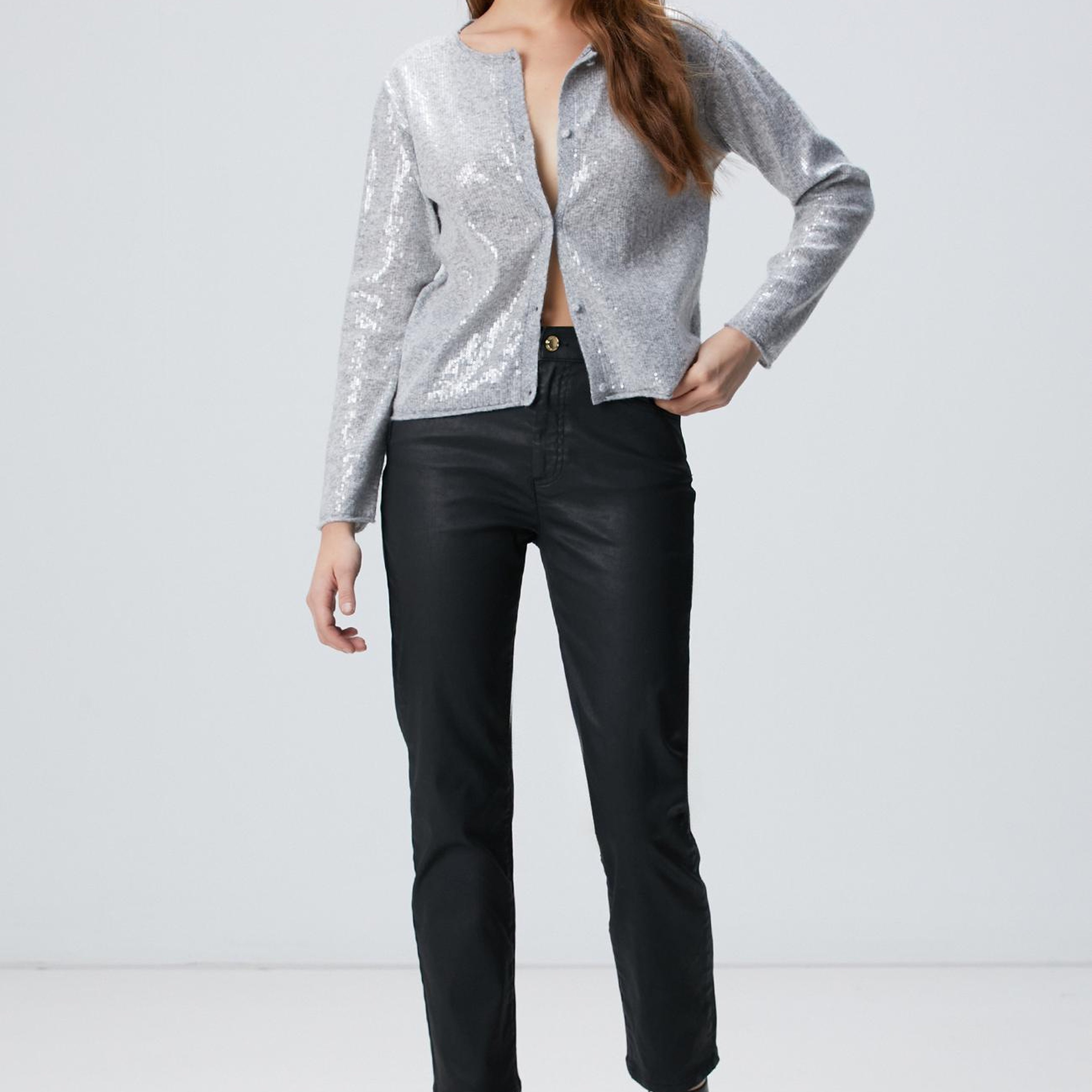 Network Kadın Siyah Denim Pantolon
