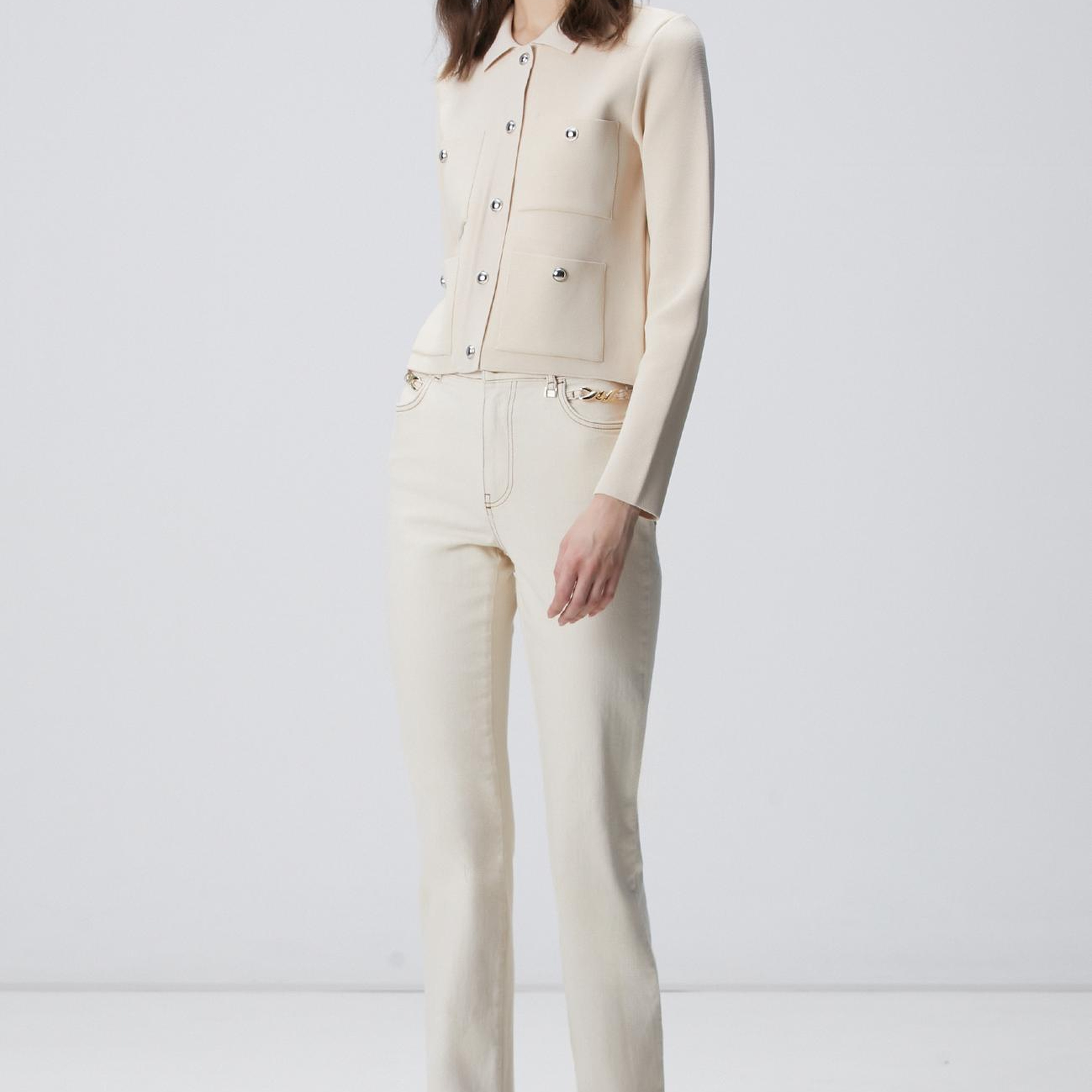 Network Kadın Taş Triko Ceket