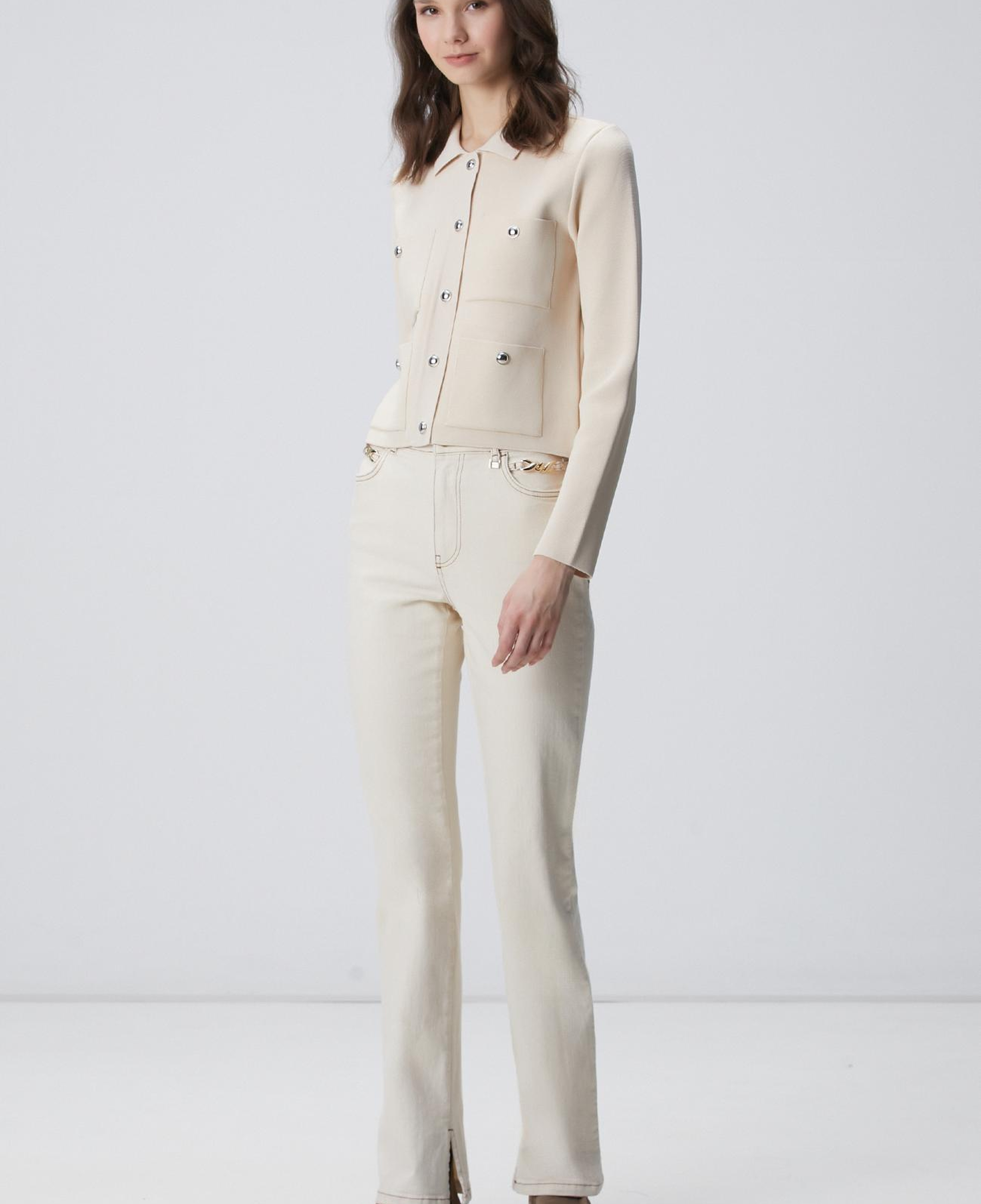 Network Kadın Taş Triko Ceket