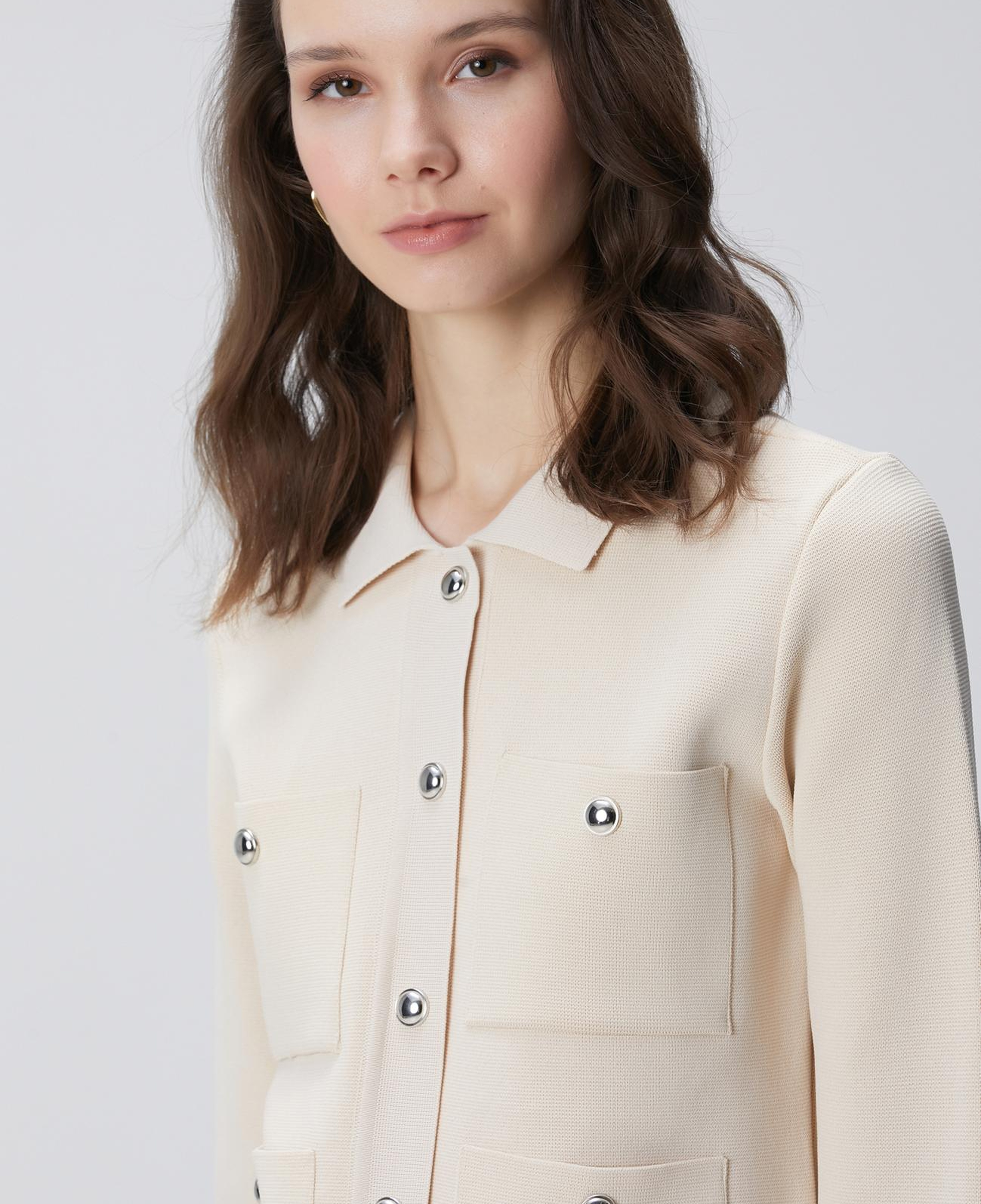 Network Kadın Taş Triko Ceket