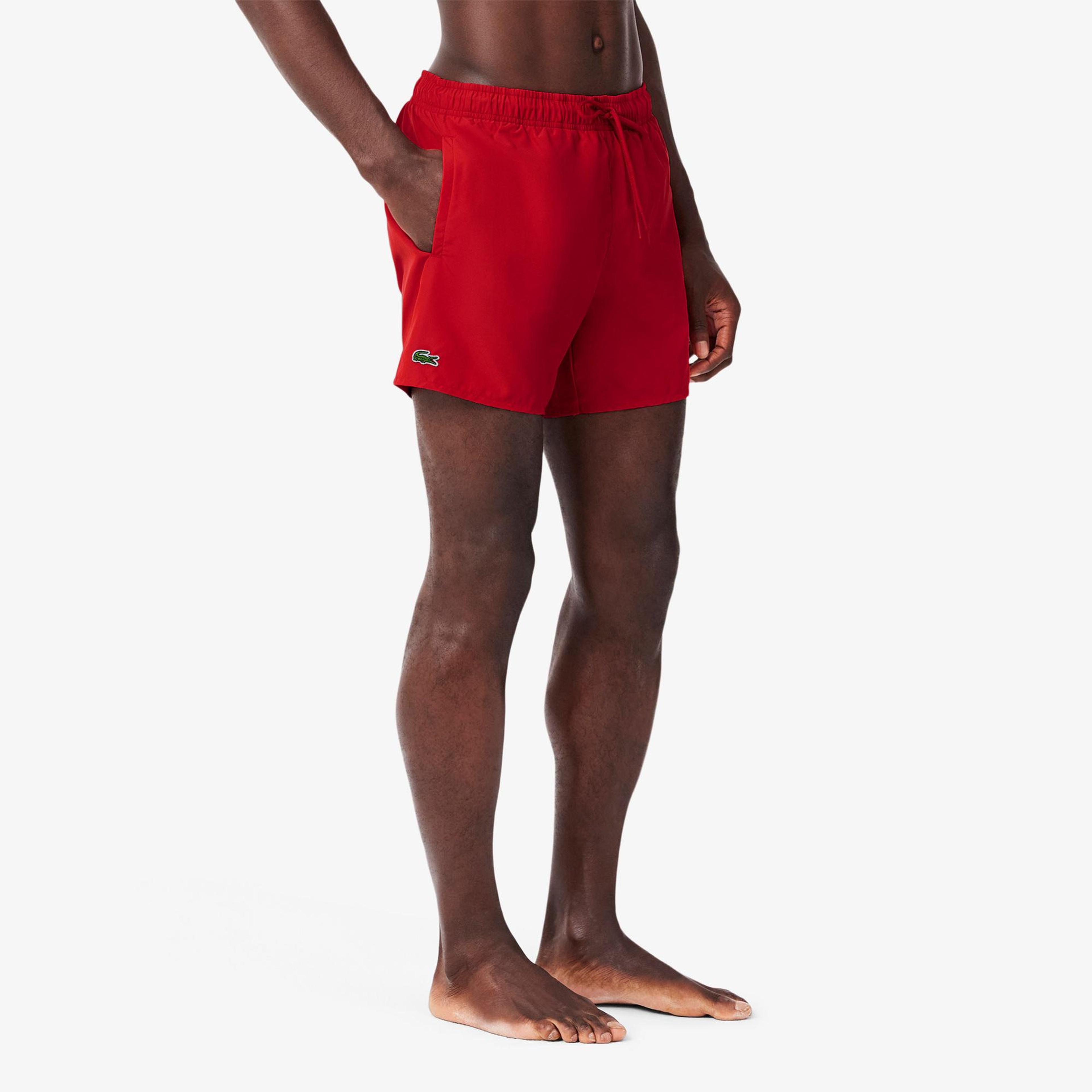 Lacoste Erkek Kırmızı Deniz Şortu